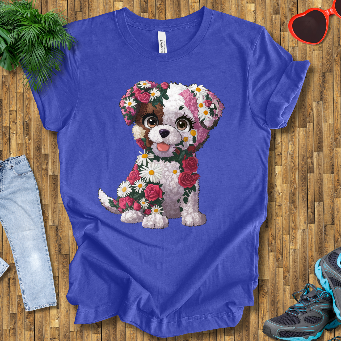 Flower puppy T-Shirt