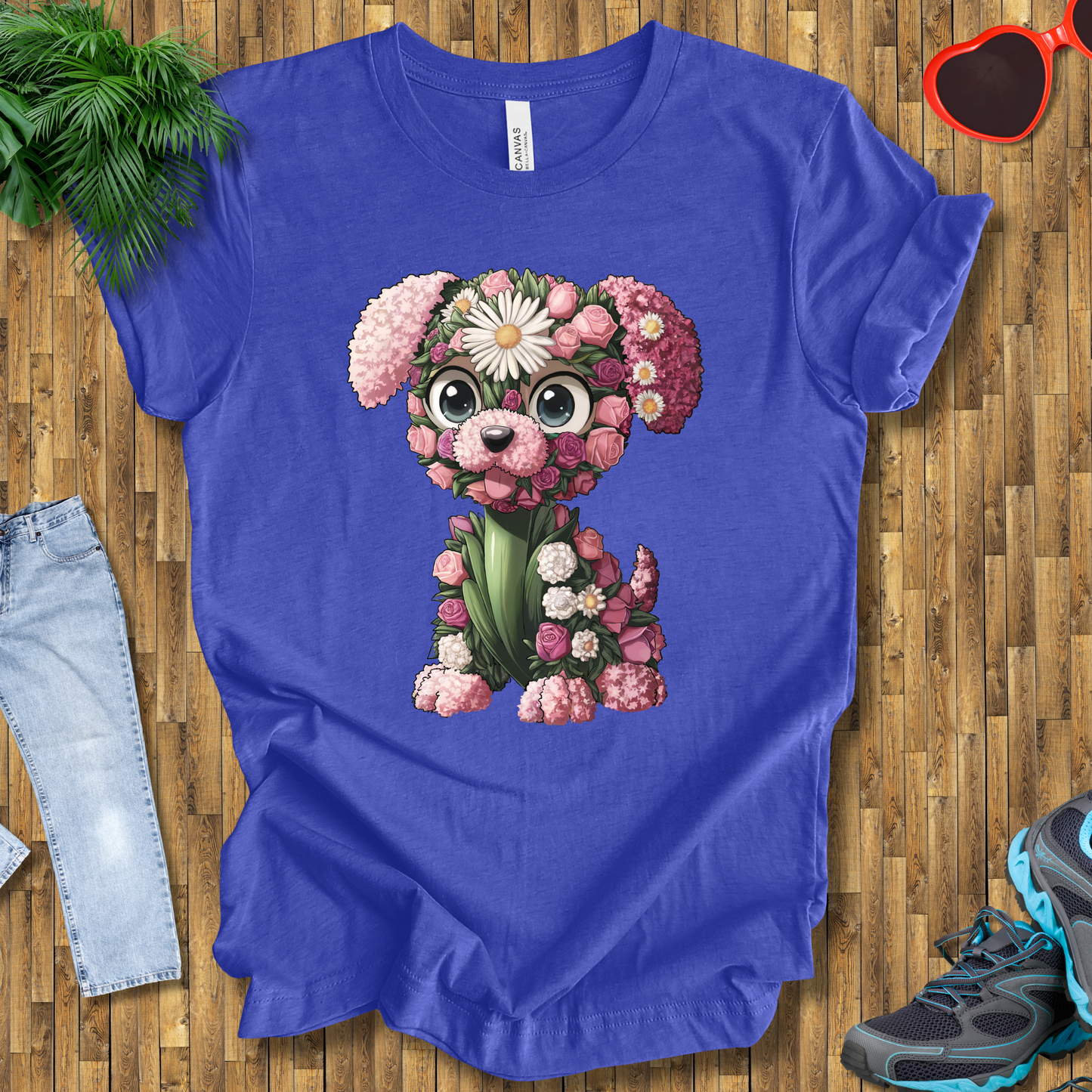 Flower puppy T-Shirt