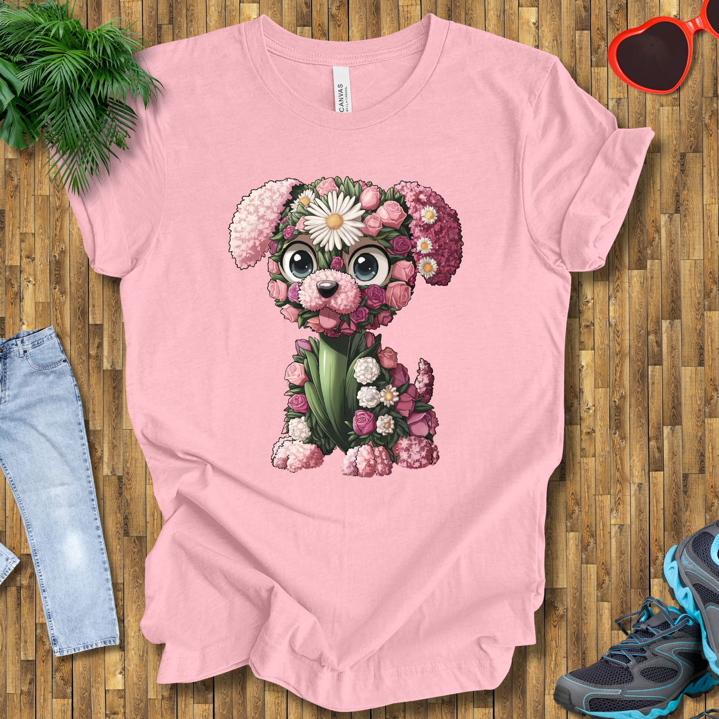 Flower puppy T-Shirt