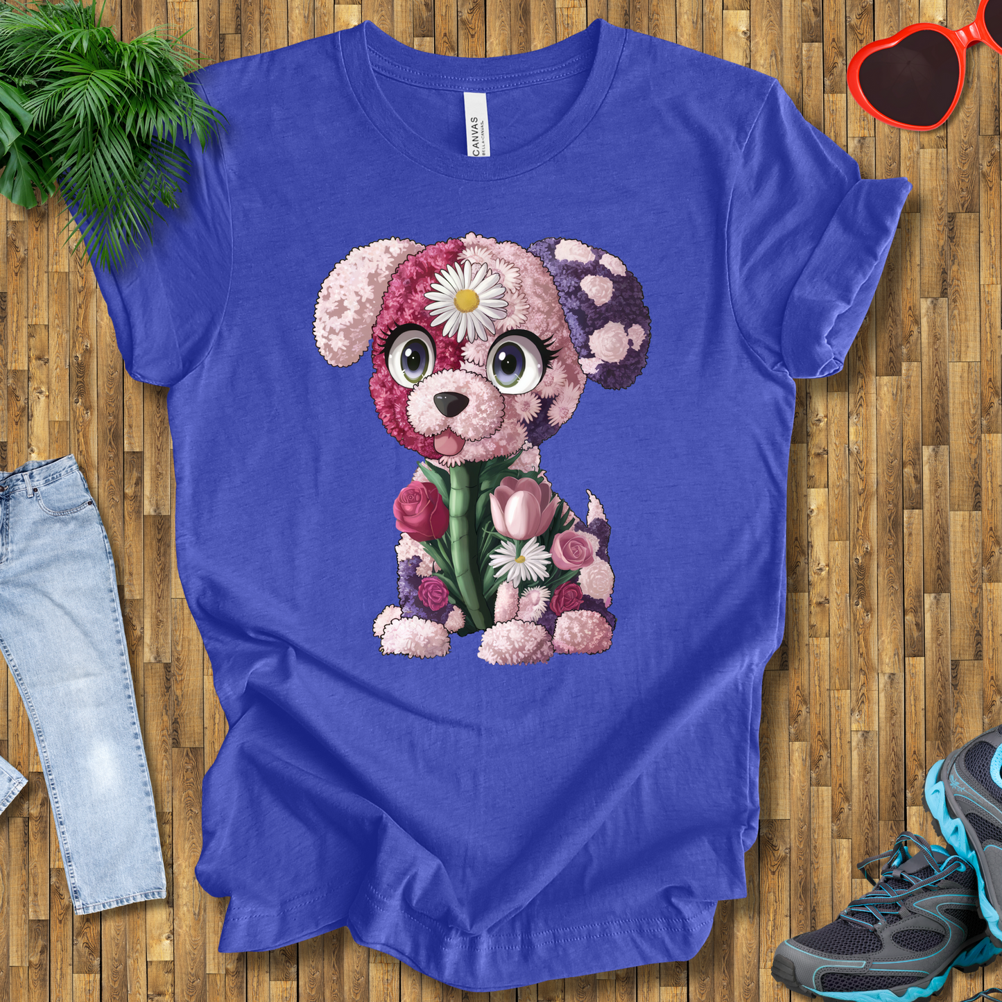 Flower puppy T-Shirt
