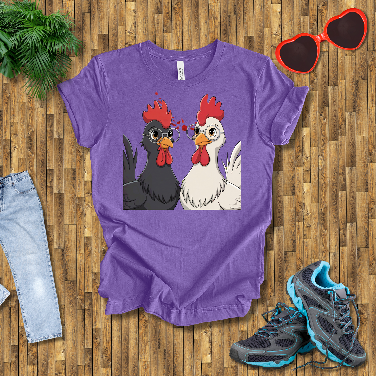 Rooster glasses T-Shirt