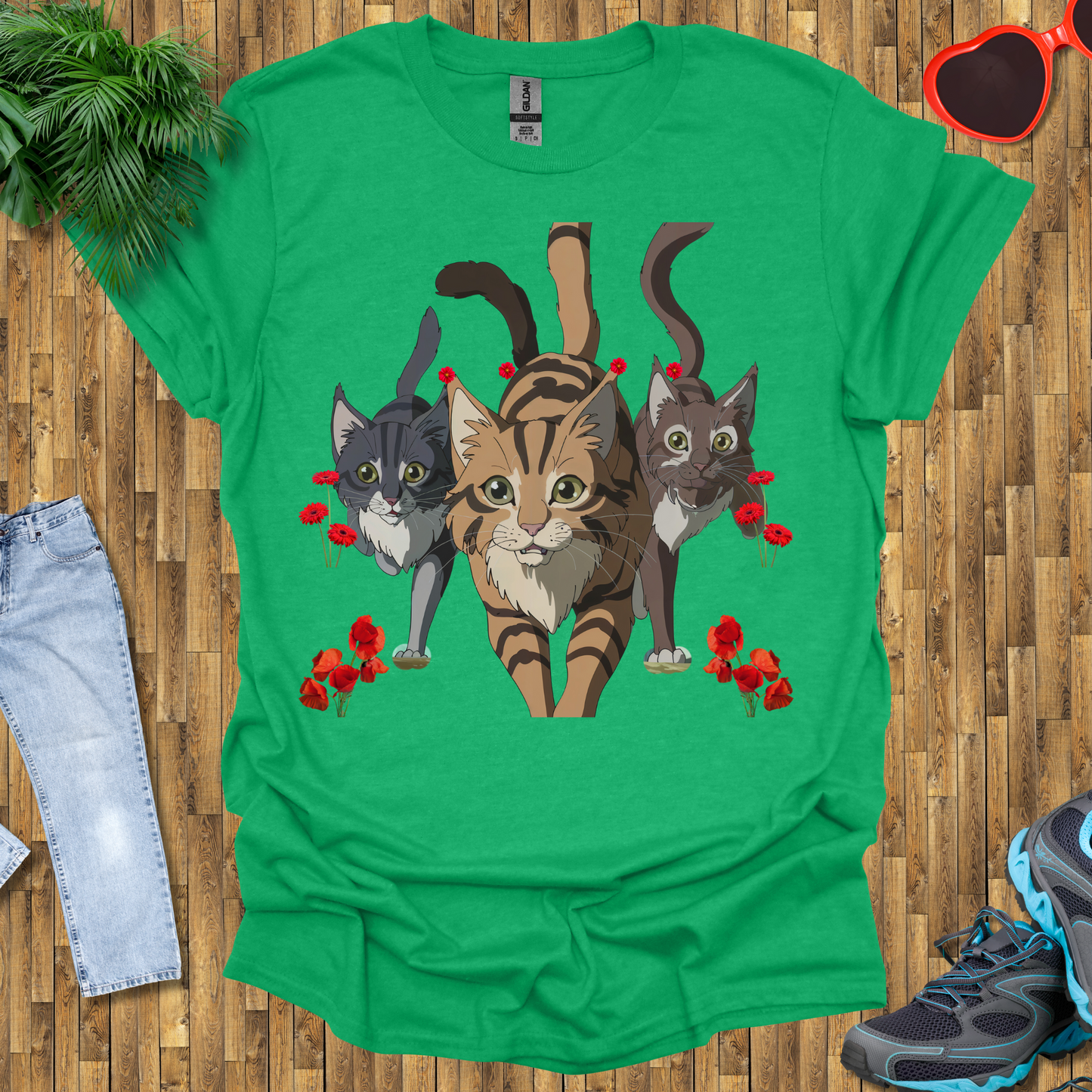 Cats hunting in the wild T-Shirt