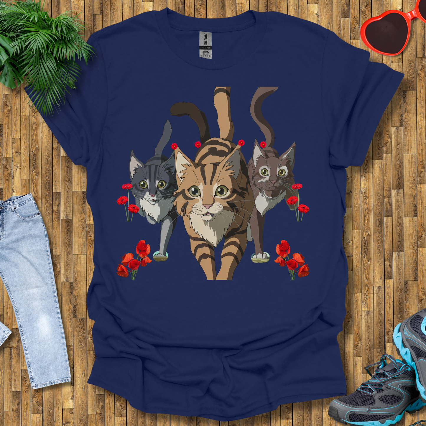 Cats hunting in the wild T-Shirt