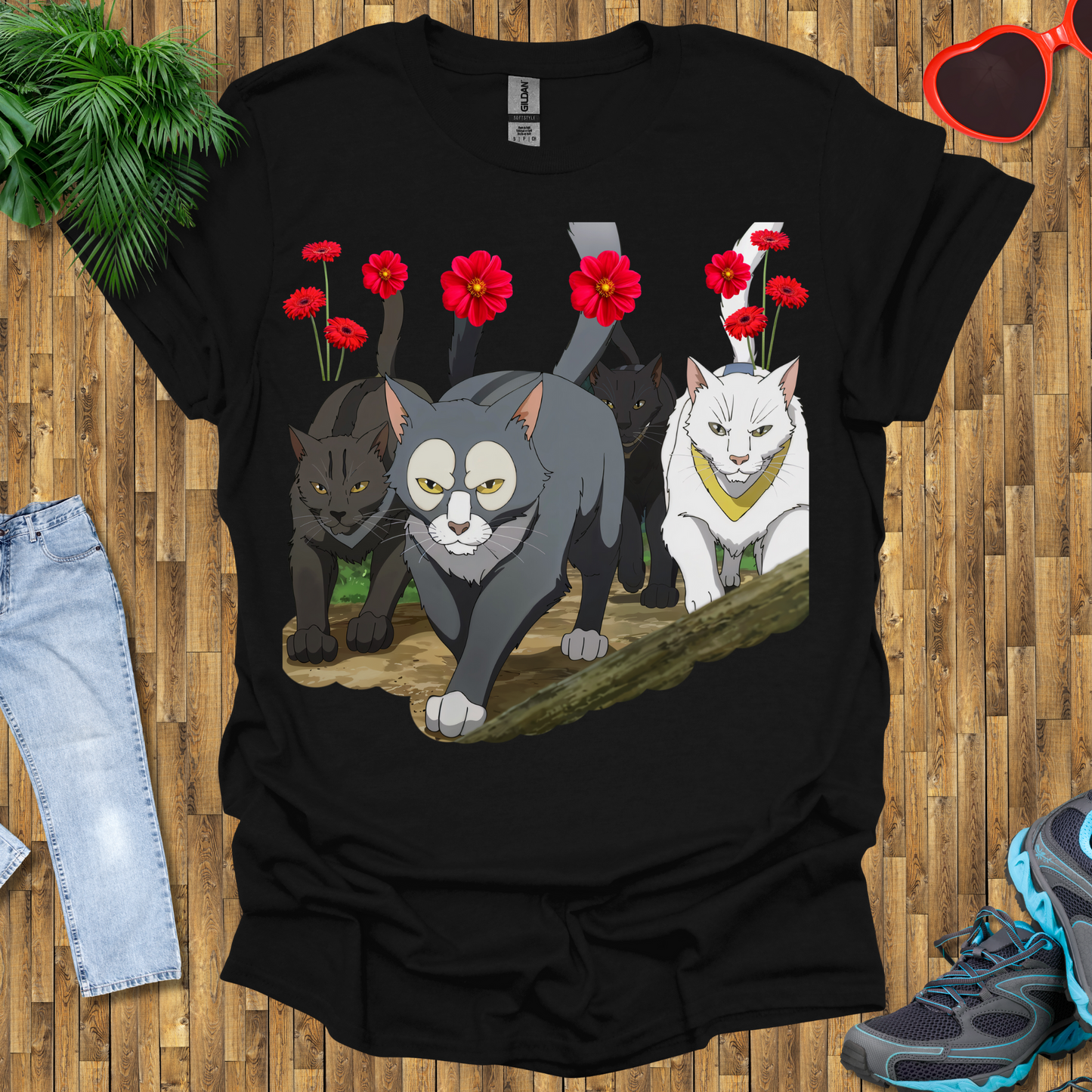 Cats hunting in the wild T-Shirt