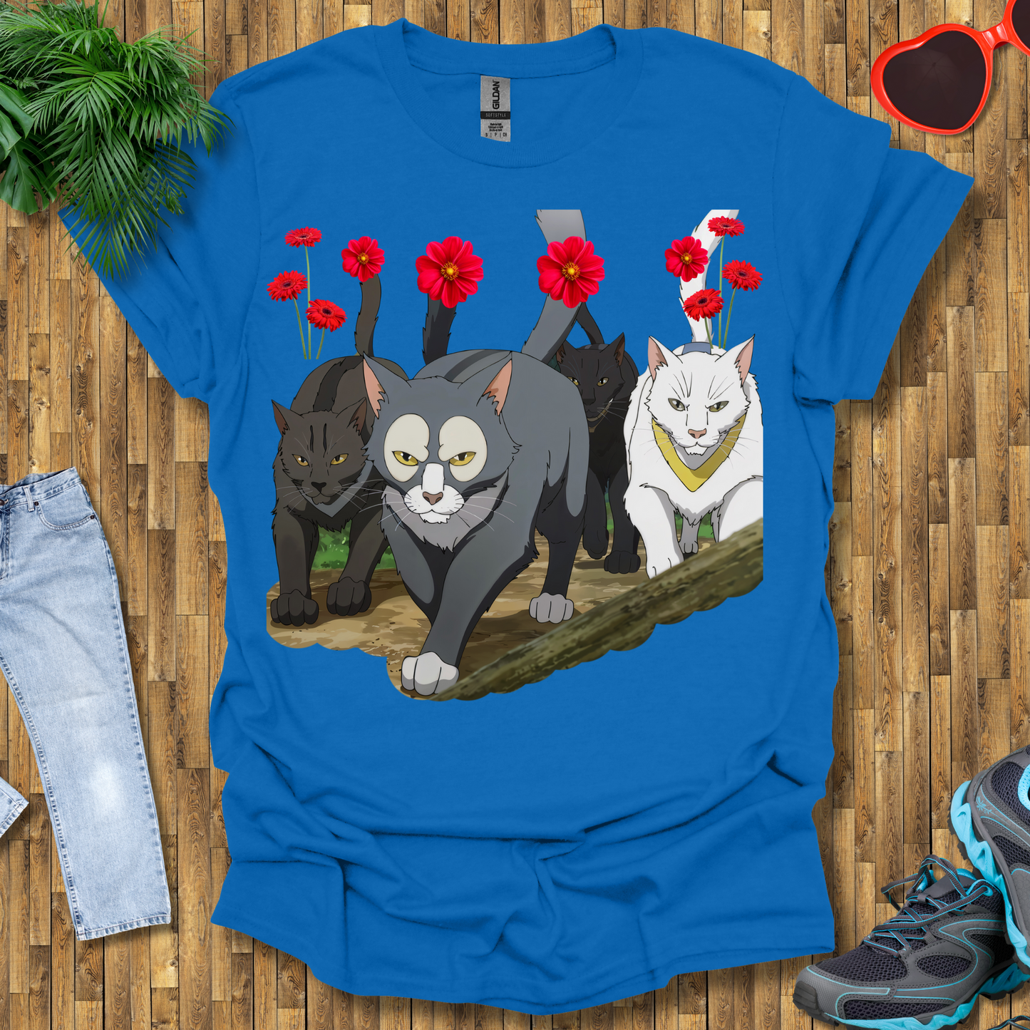 Cats hunting in the wild T-Shirt
