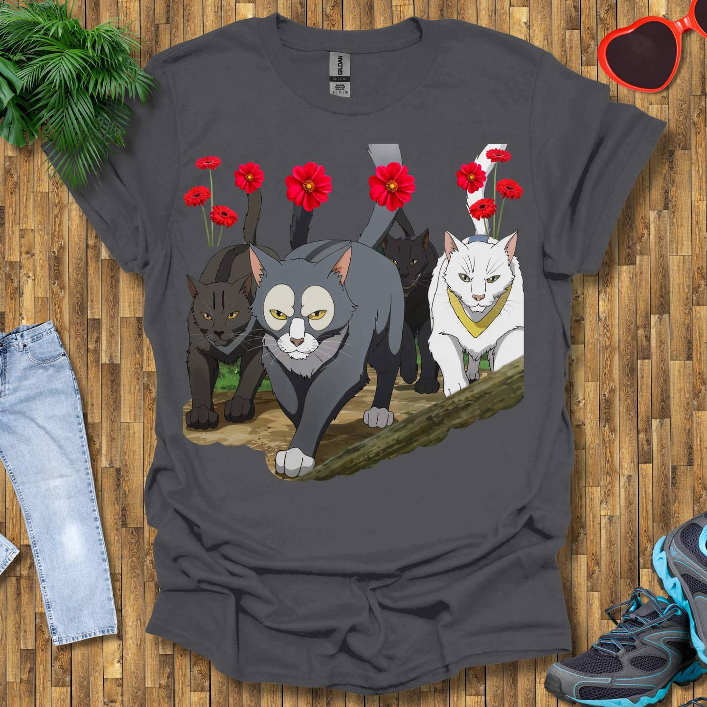 Cats hunting in the wild T-Shirt