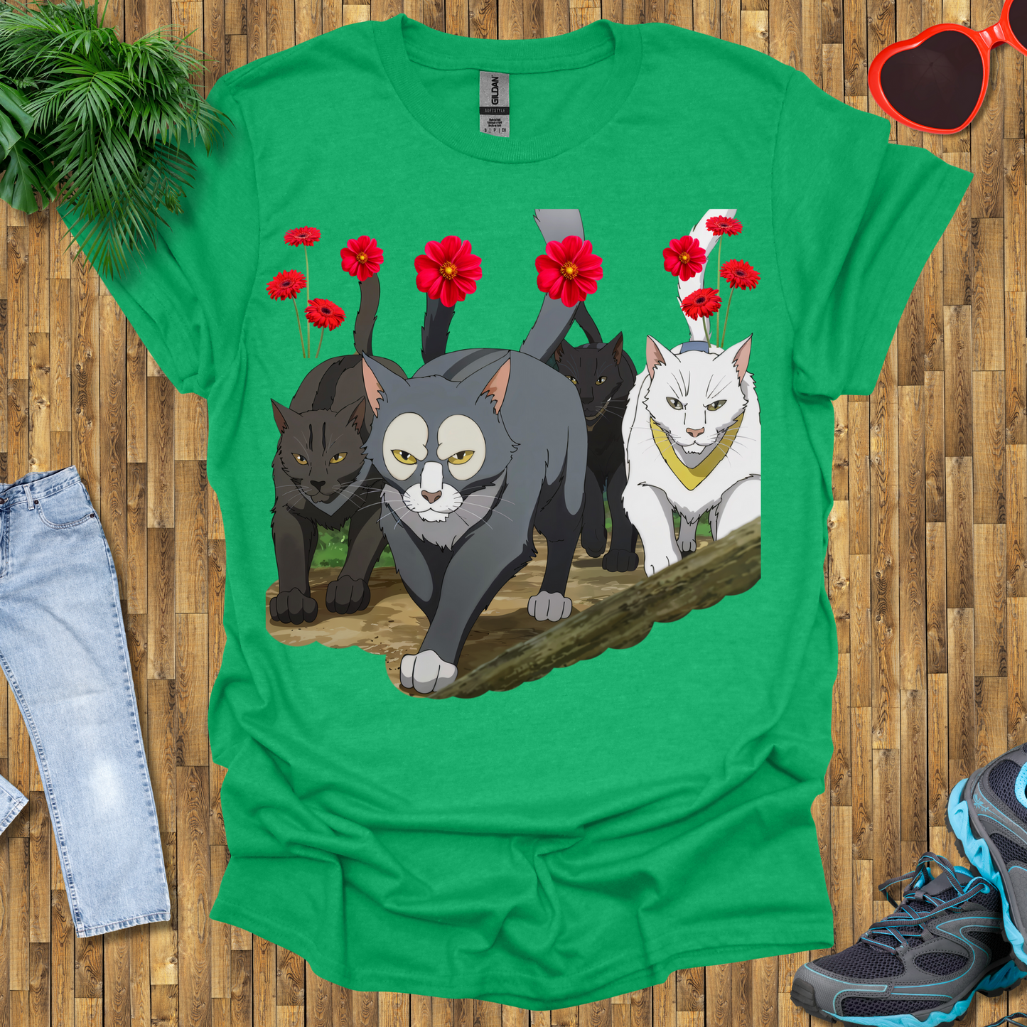 Cats hunting in the wild T-Shirt