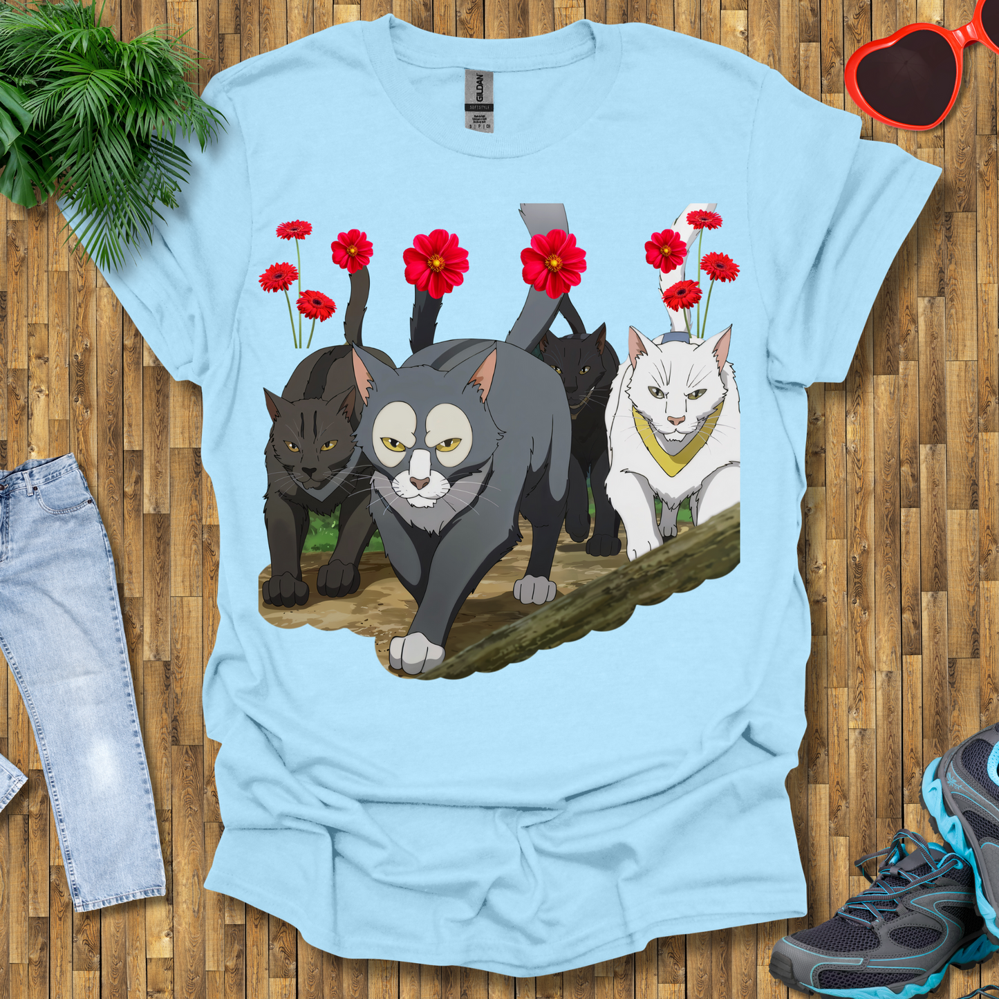 Cats hunting in the wild T-Shirt