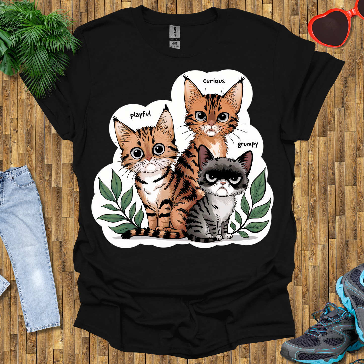 Moods of cats T-Shirt