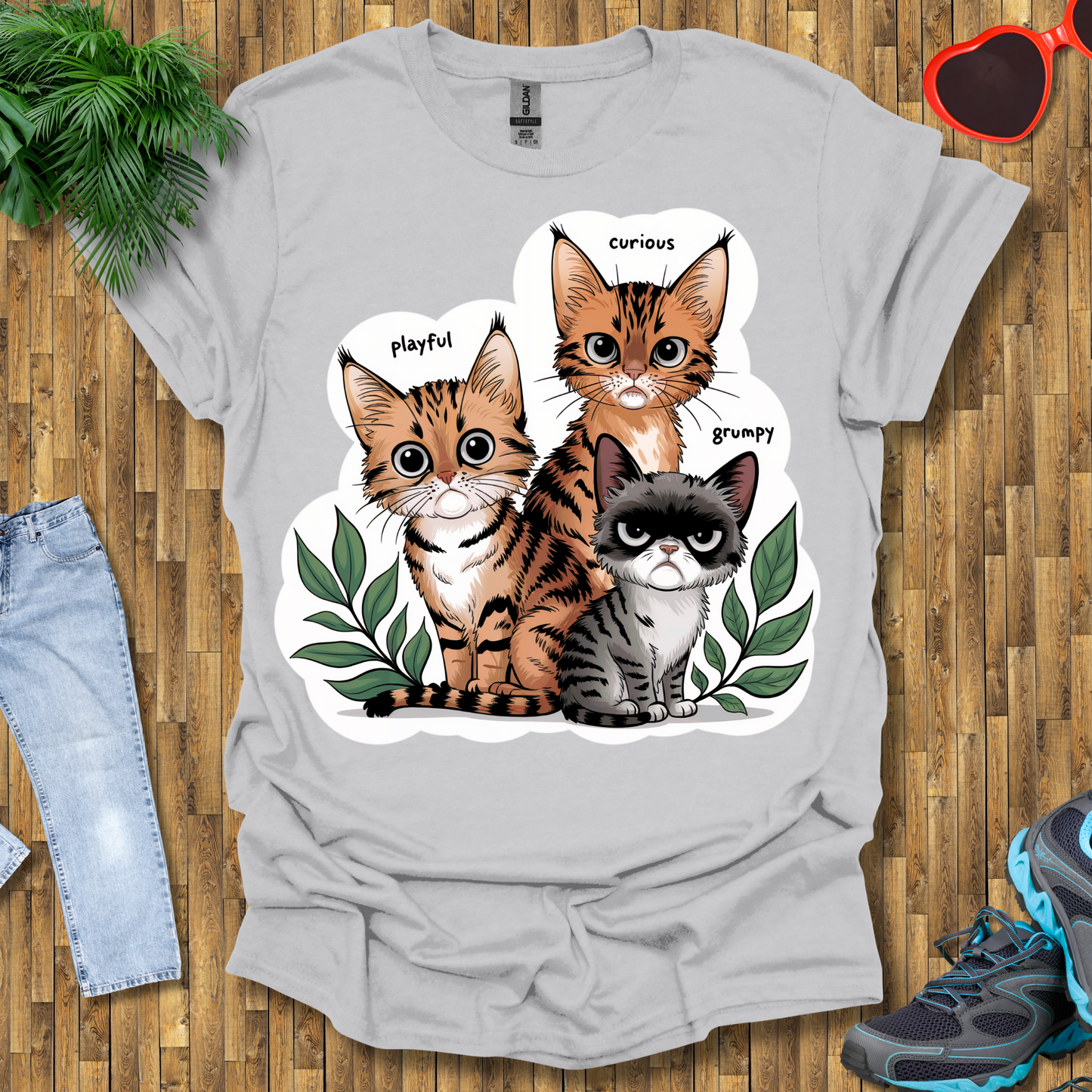Moods of cats T-Shirt
