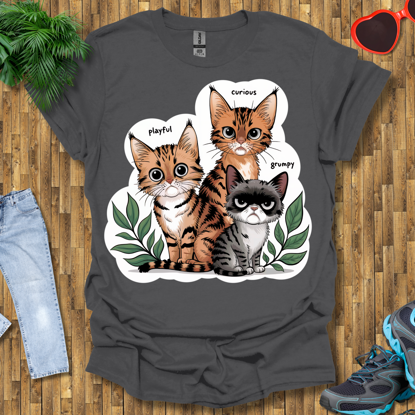 Moods of cats T-Shirt