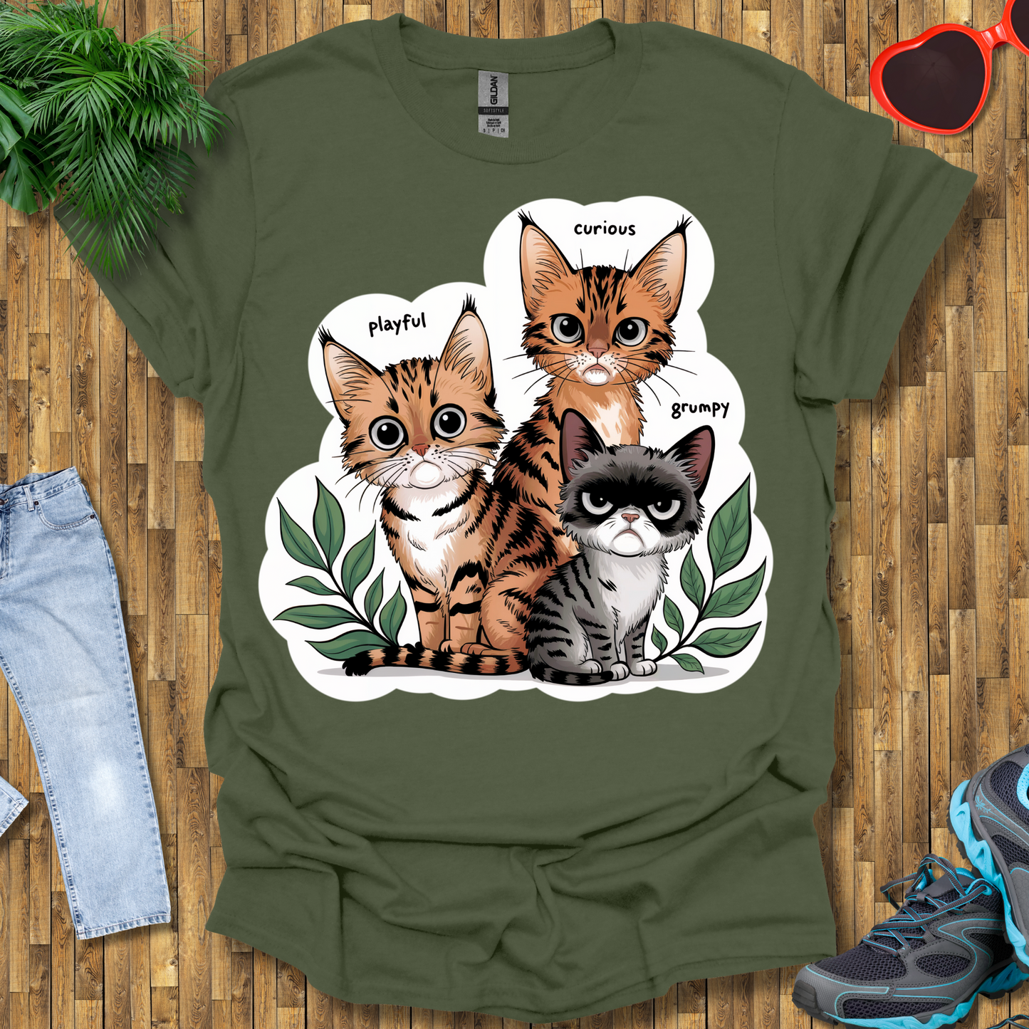 Moods of cats T-Shirt