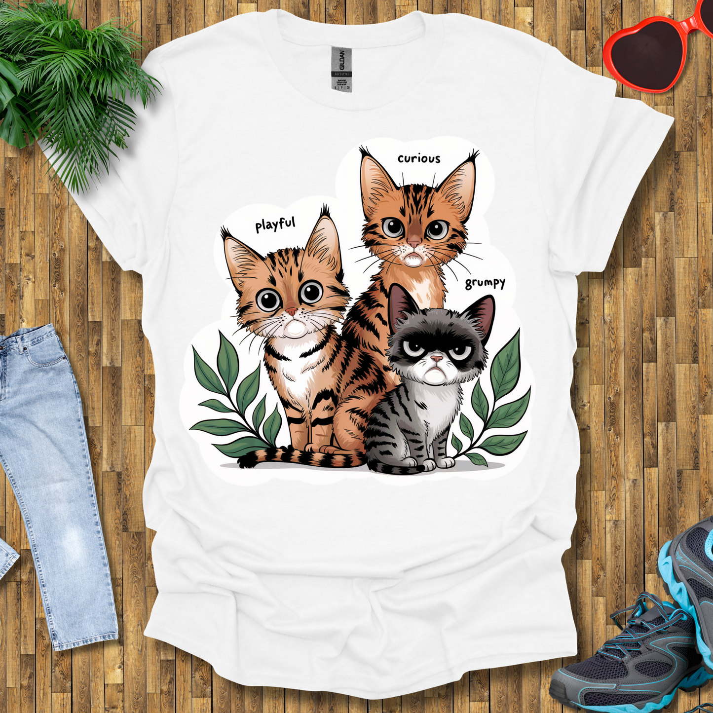 Moods of cats T-Shirt