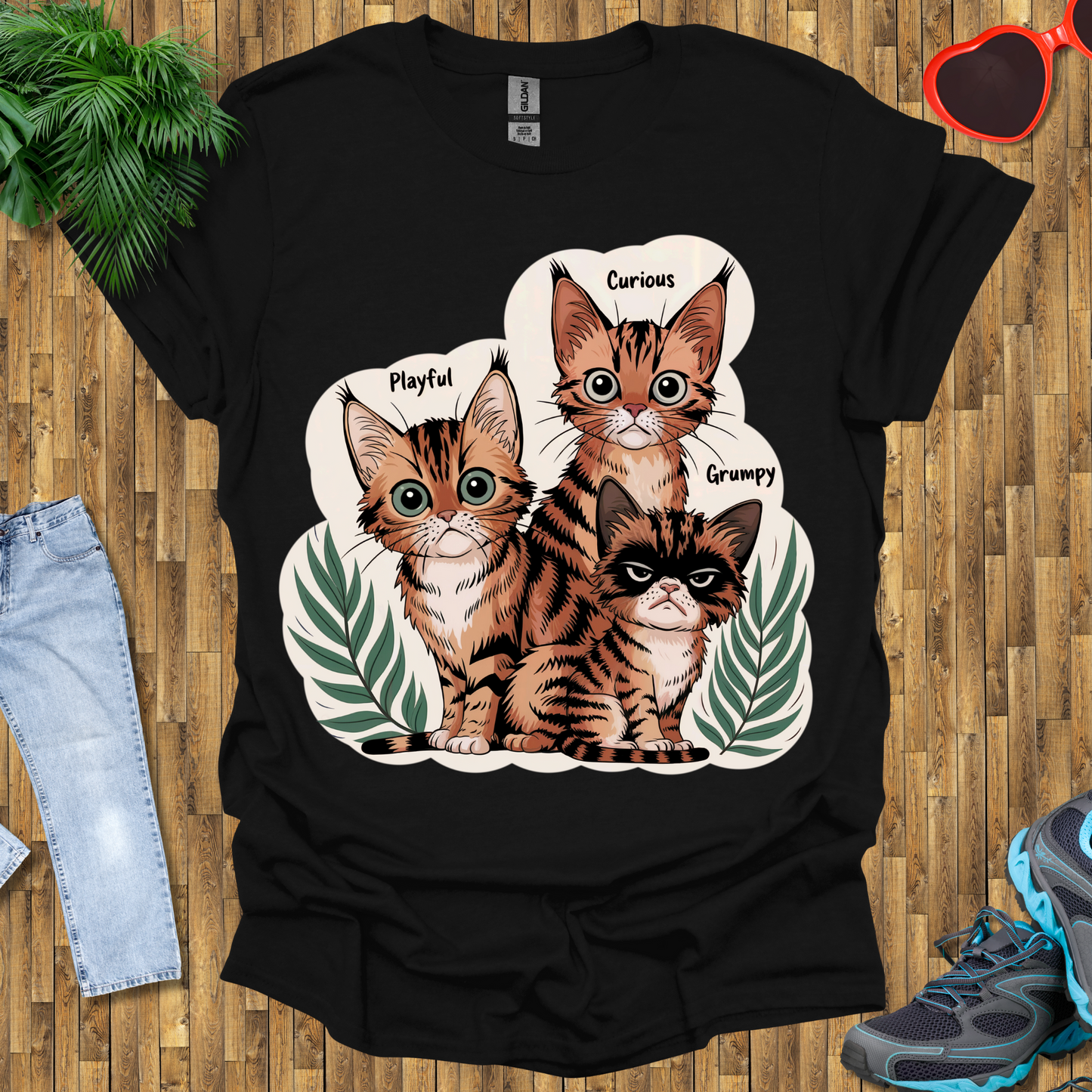 Moods of cats T-Shirt