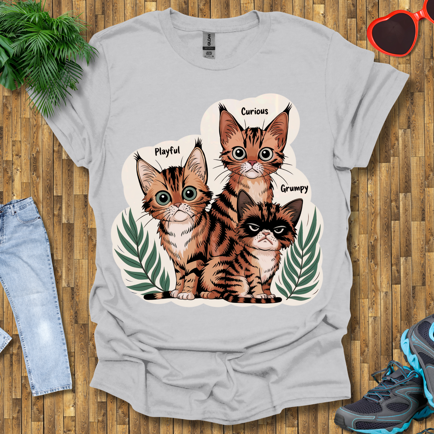 Moods of cats T-Shirt