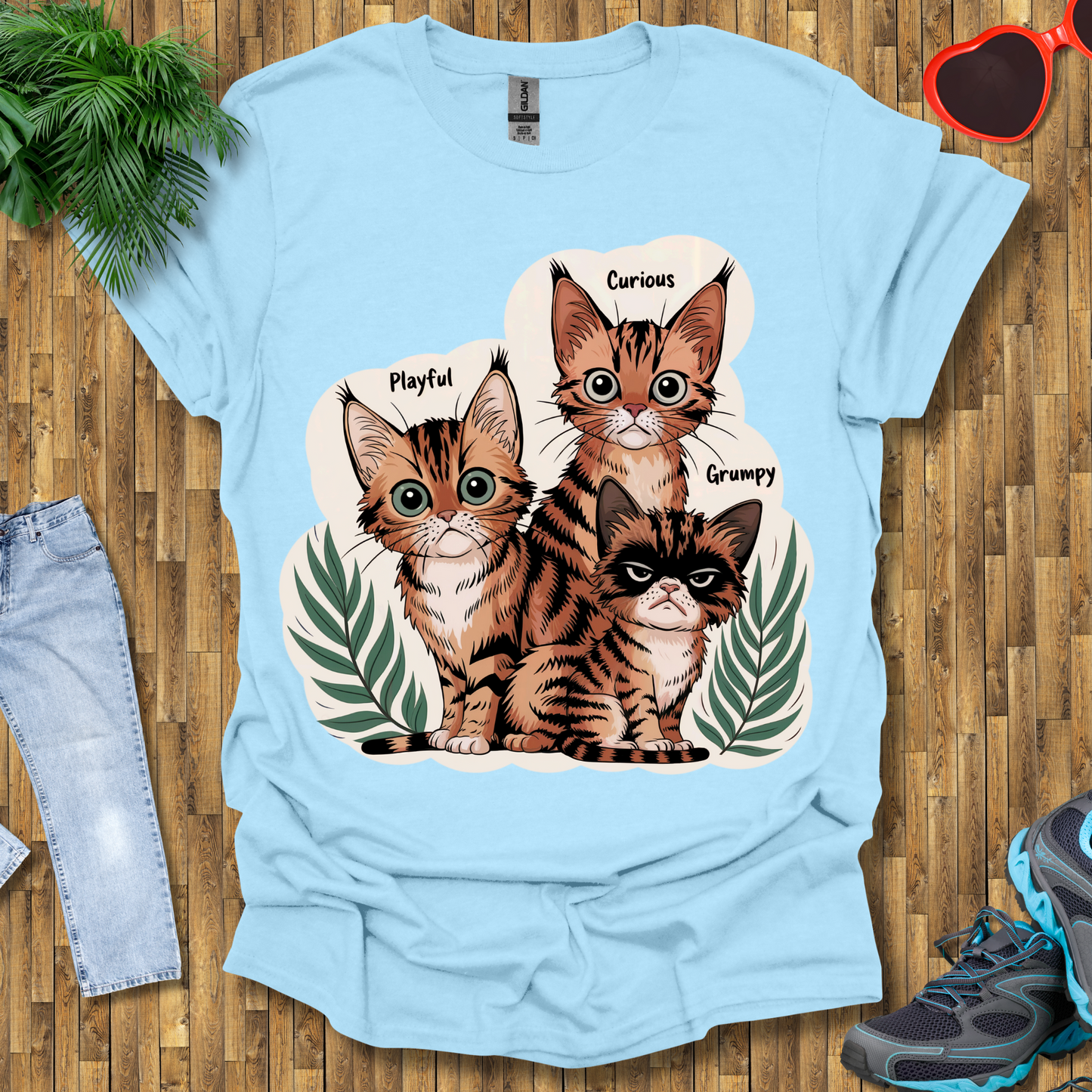 Moods of cats T-Shirt