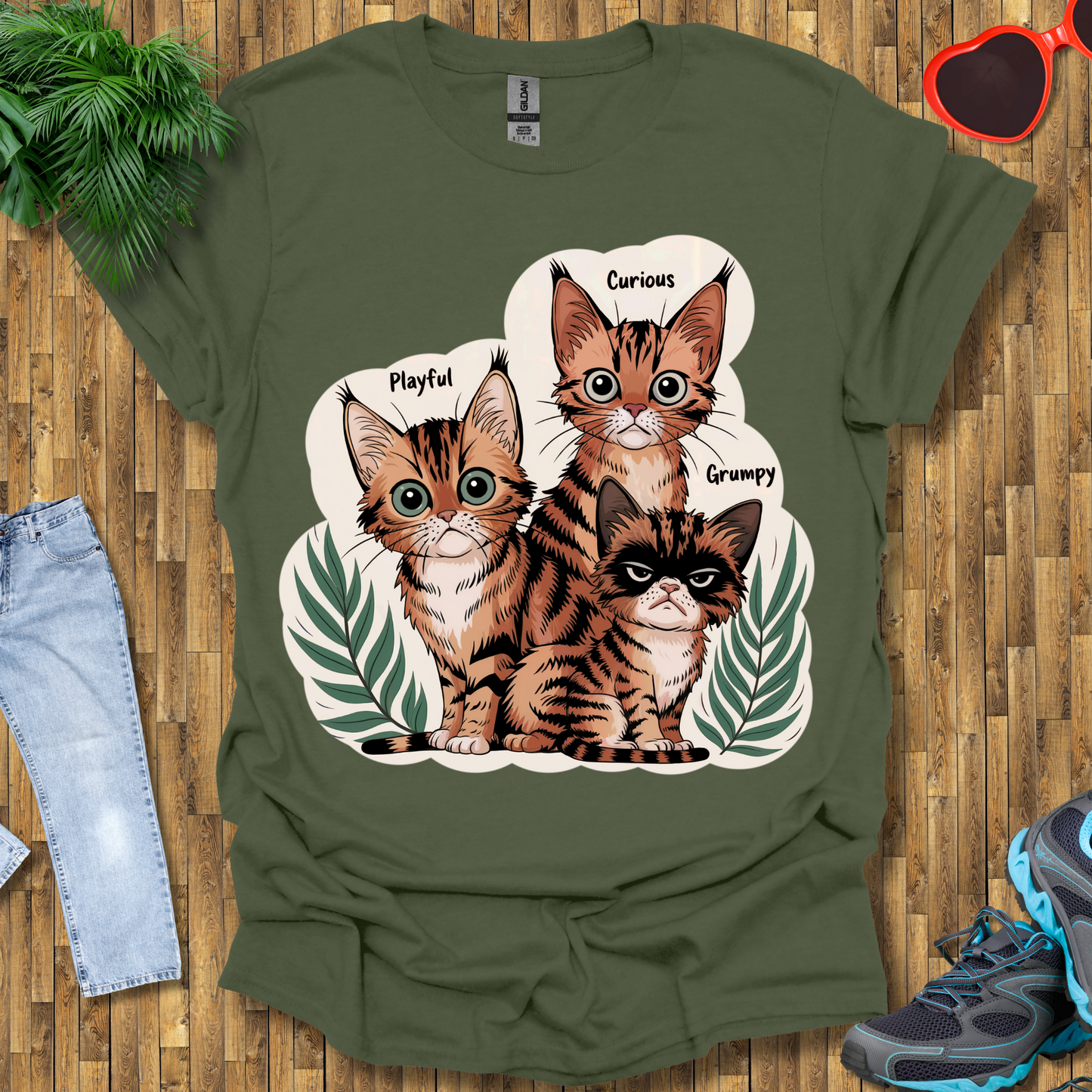 Moods of cats T-Shirt