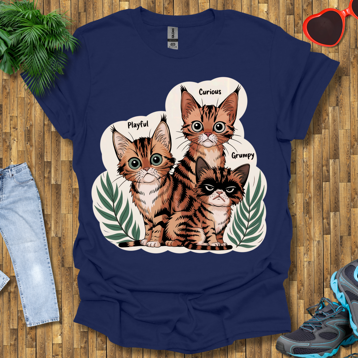 Moods of cats T-Shirt