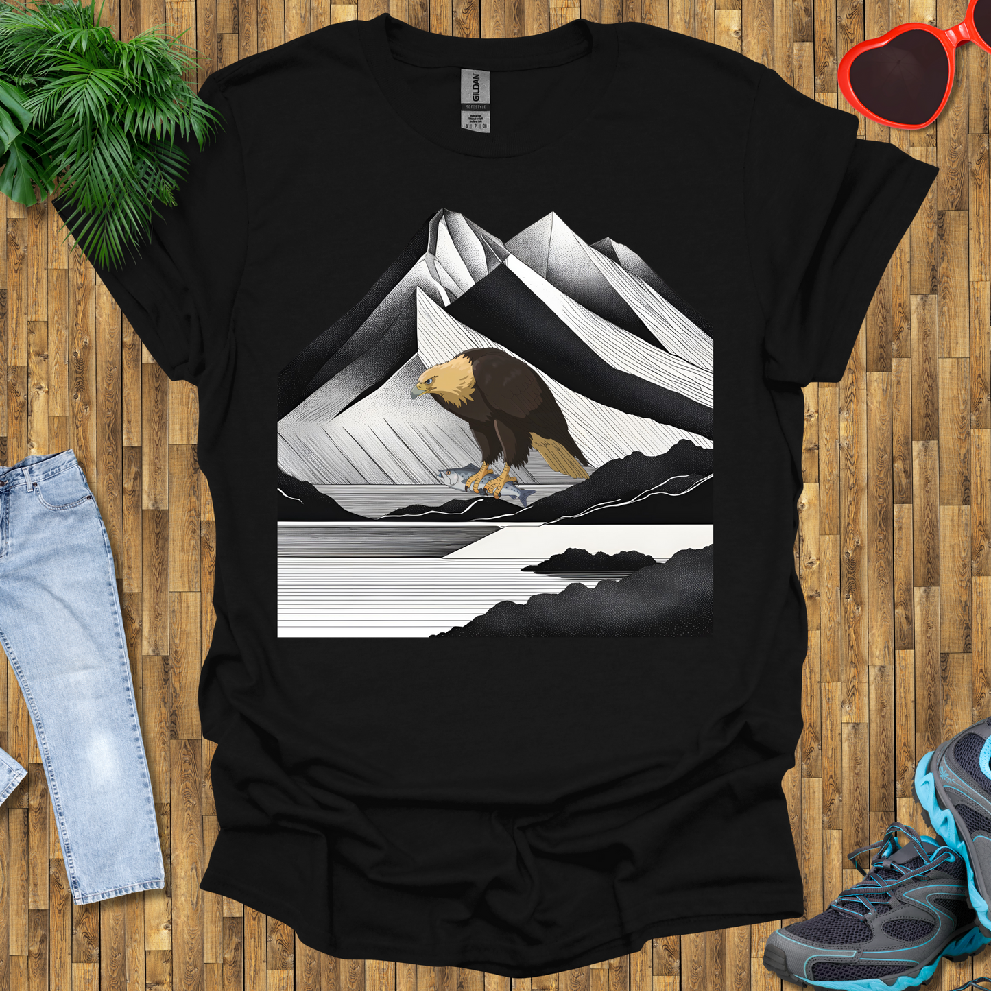 Eagle fishing T-Shirt