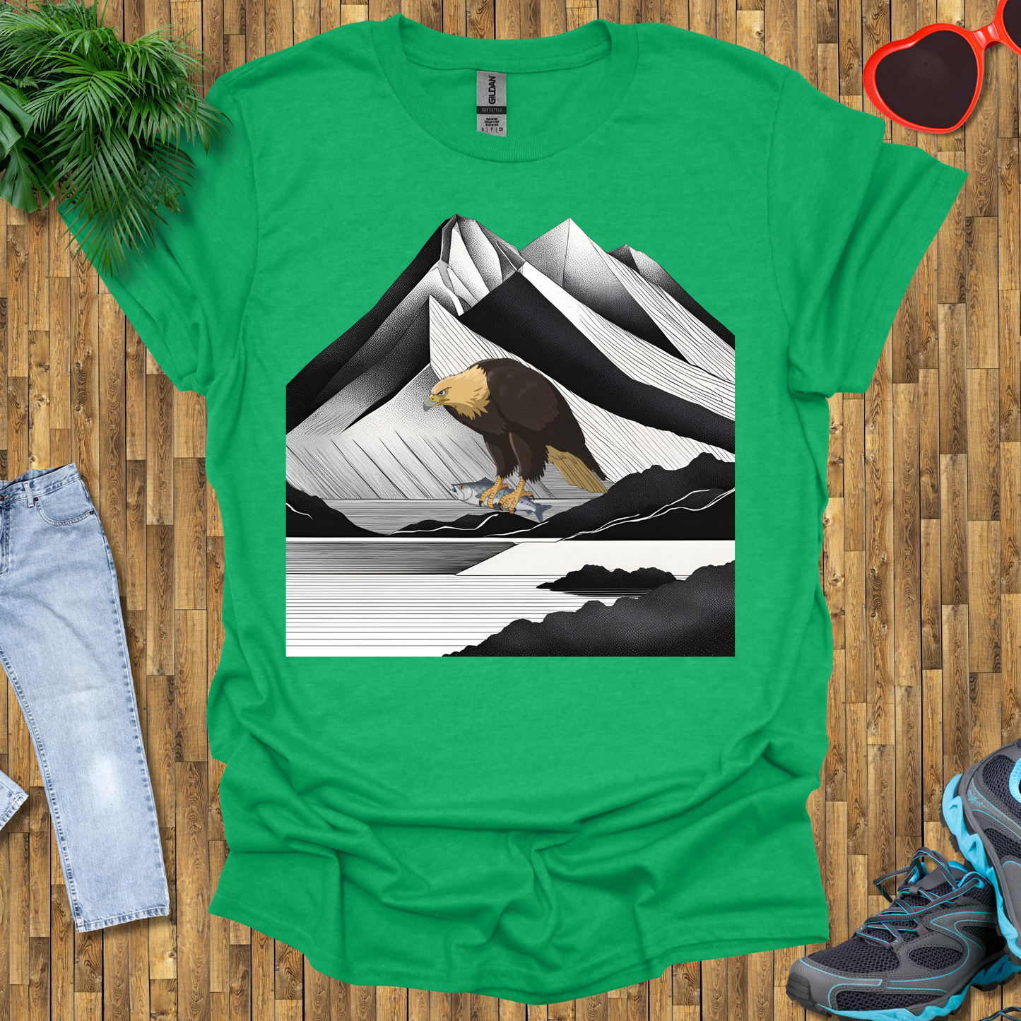 Eagle fishing T-Shirt