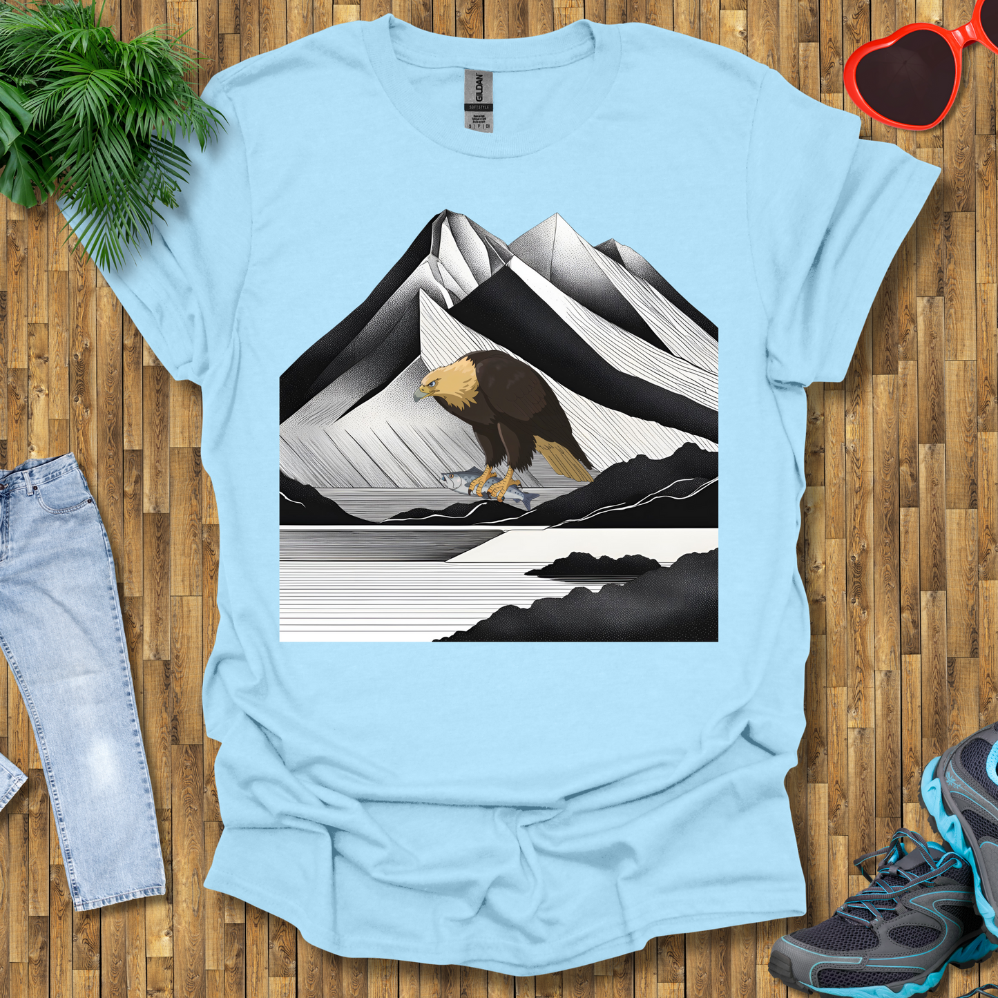 Eagle fishing T-Shirt