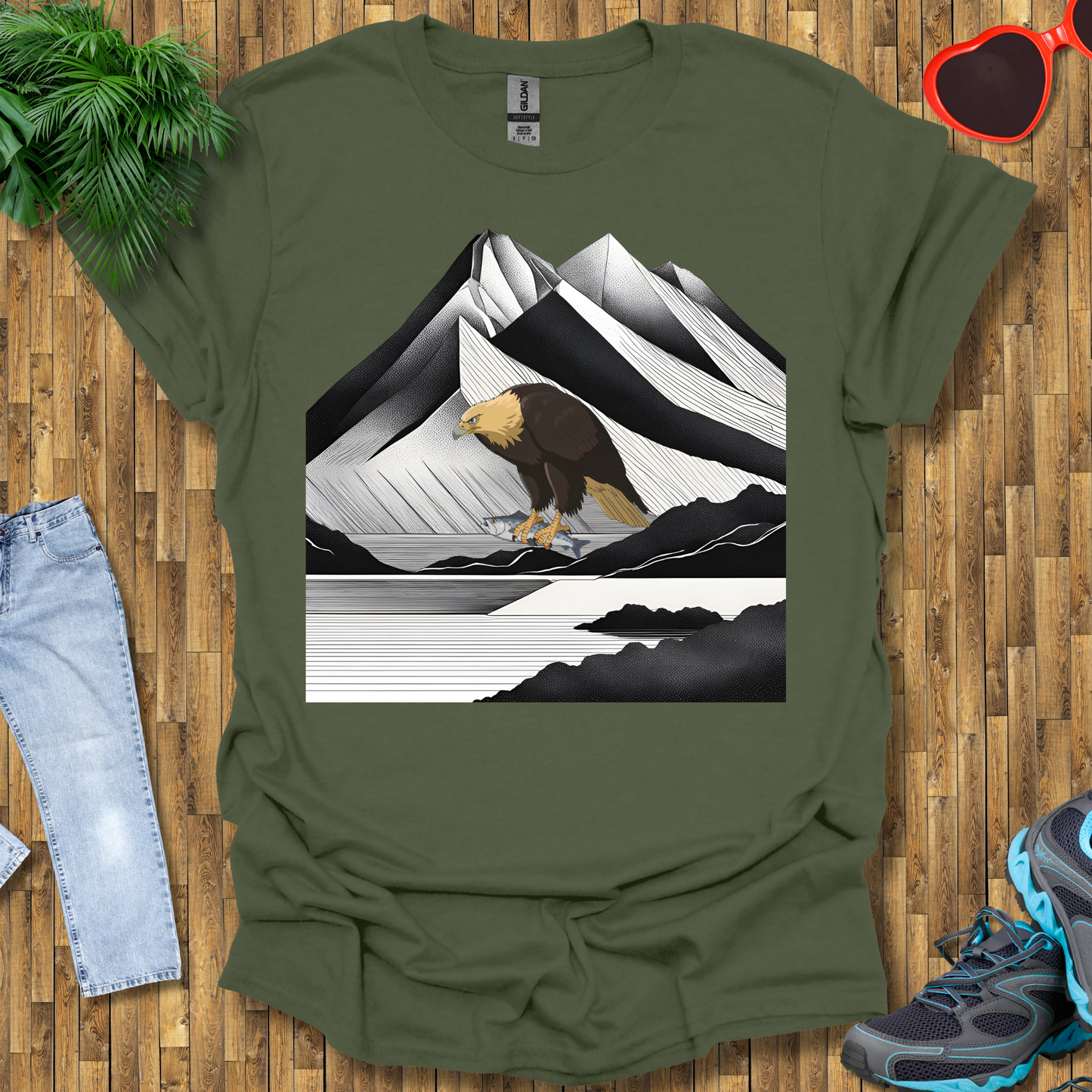 Eagle fishing T-Shirt