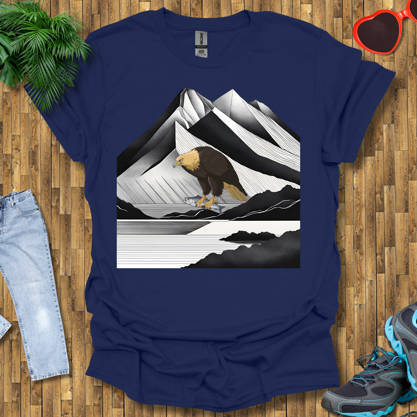 Eagle fishing T-Shirt
