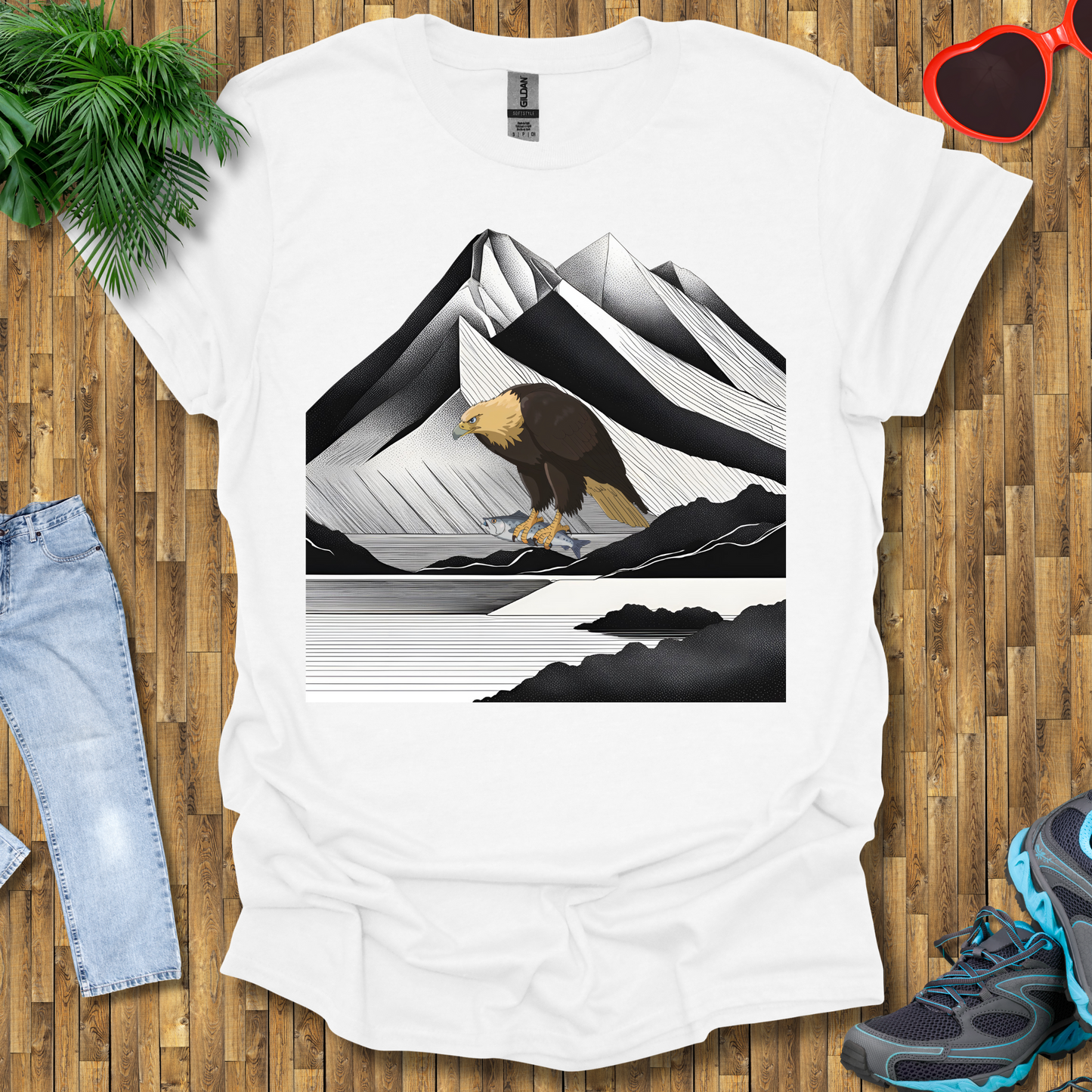 Eagle fishing T-Shirt