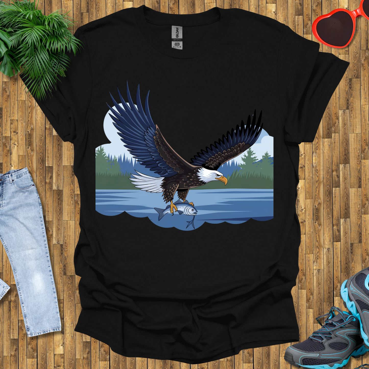 Eagle fishing T-Shirt