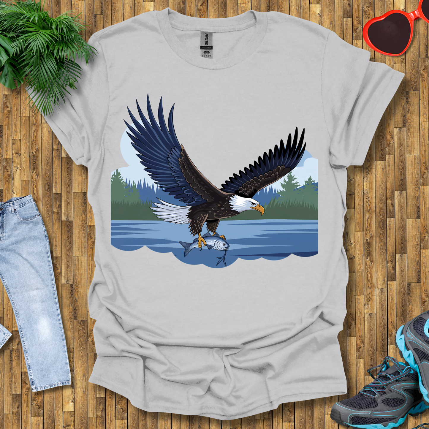 Eagle fishing T-Shirt