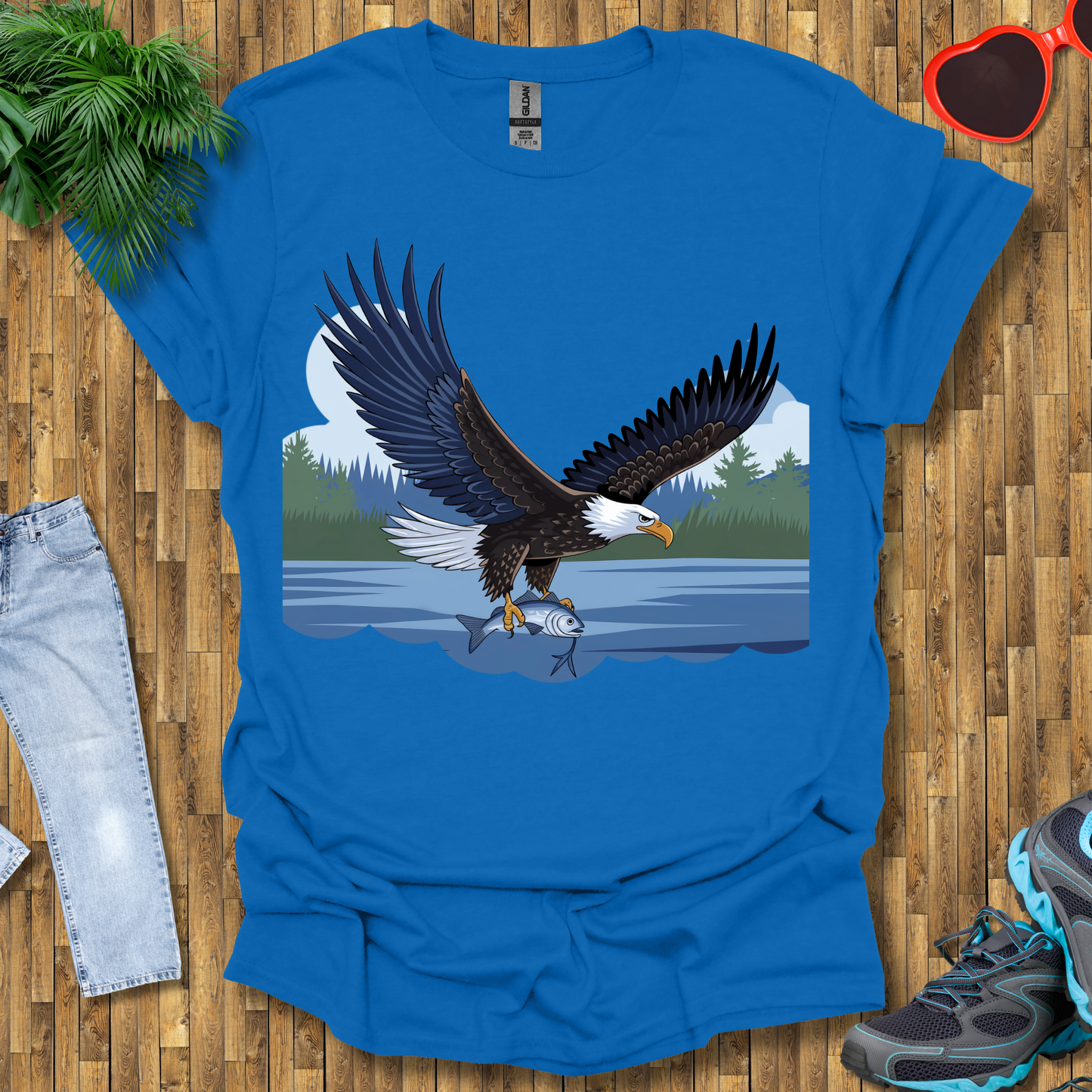 Eagle fishing T-Shirt