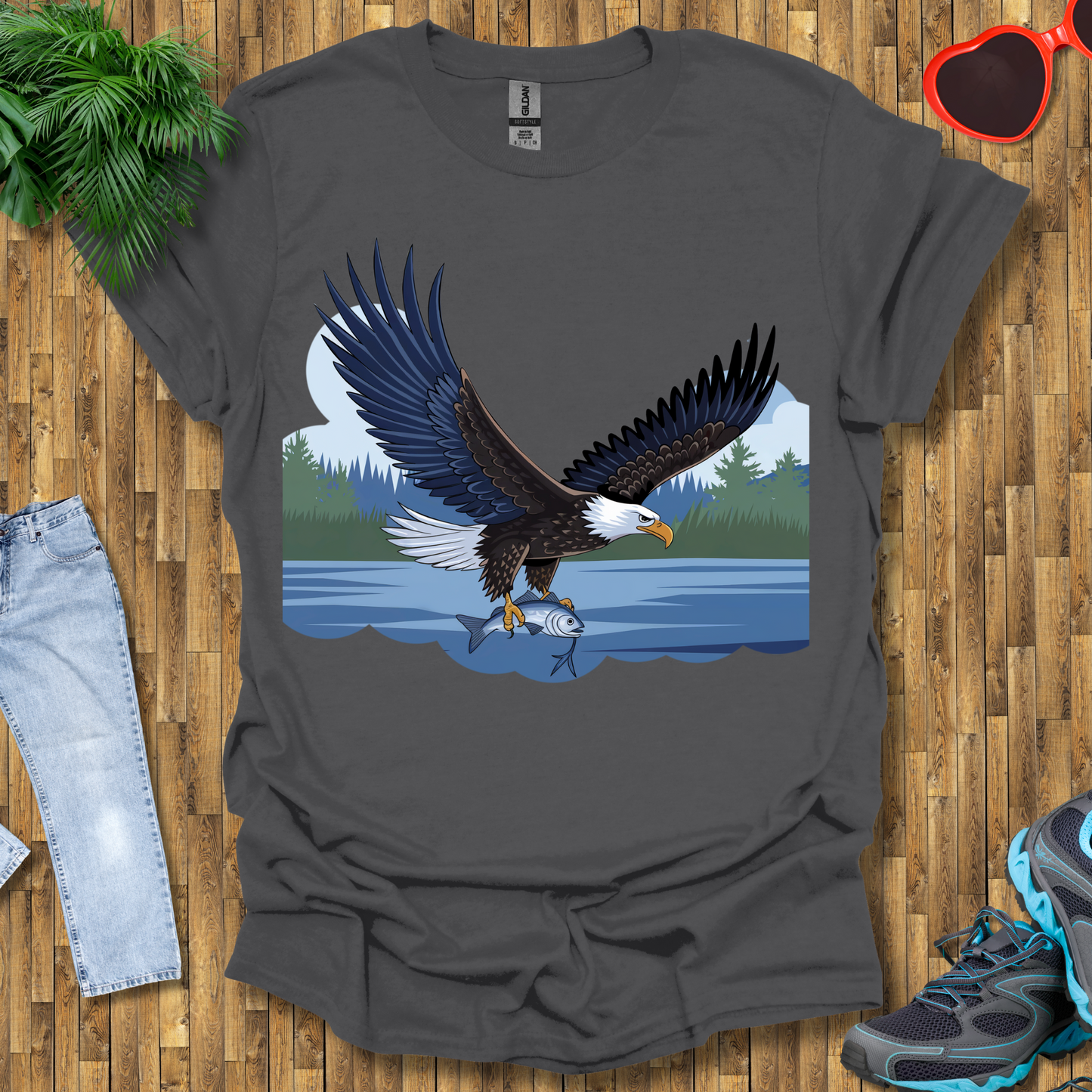 Eagle fishing T-Shirt