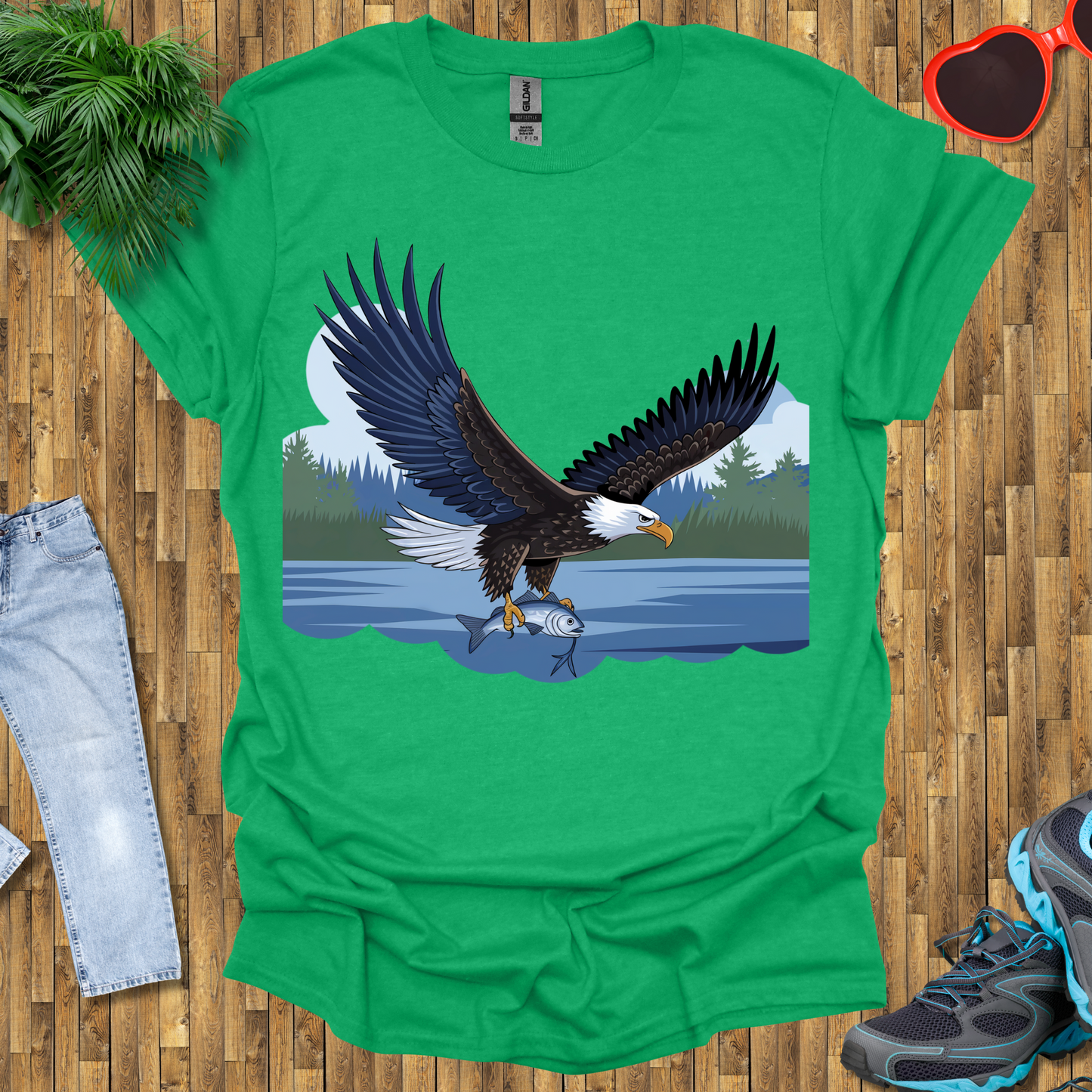 Eagle fishing T-Shirt