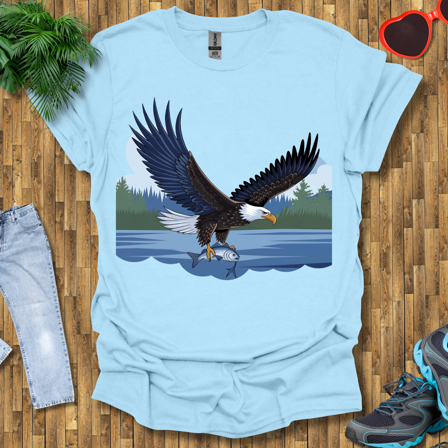 Eagle fishing T-Shirt