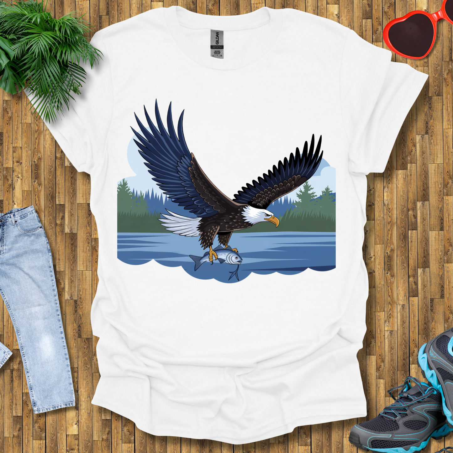 Eagle fishing T-Shirt
