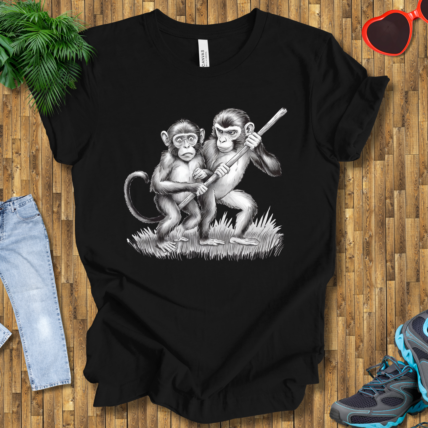 Monkey fights T-Shirt