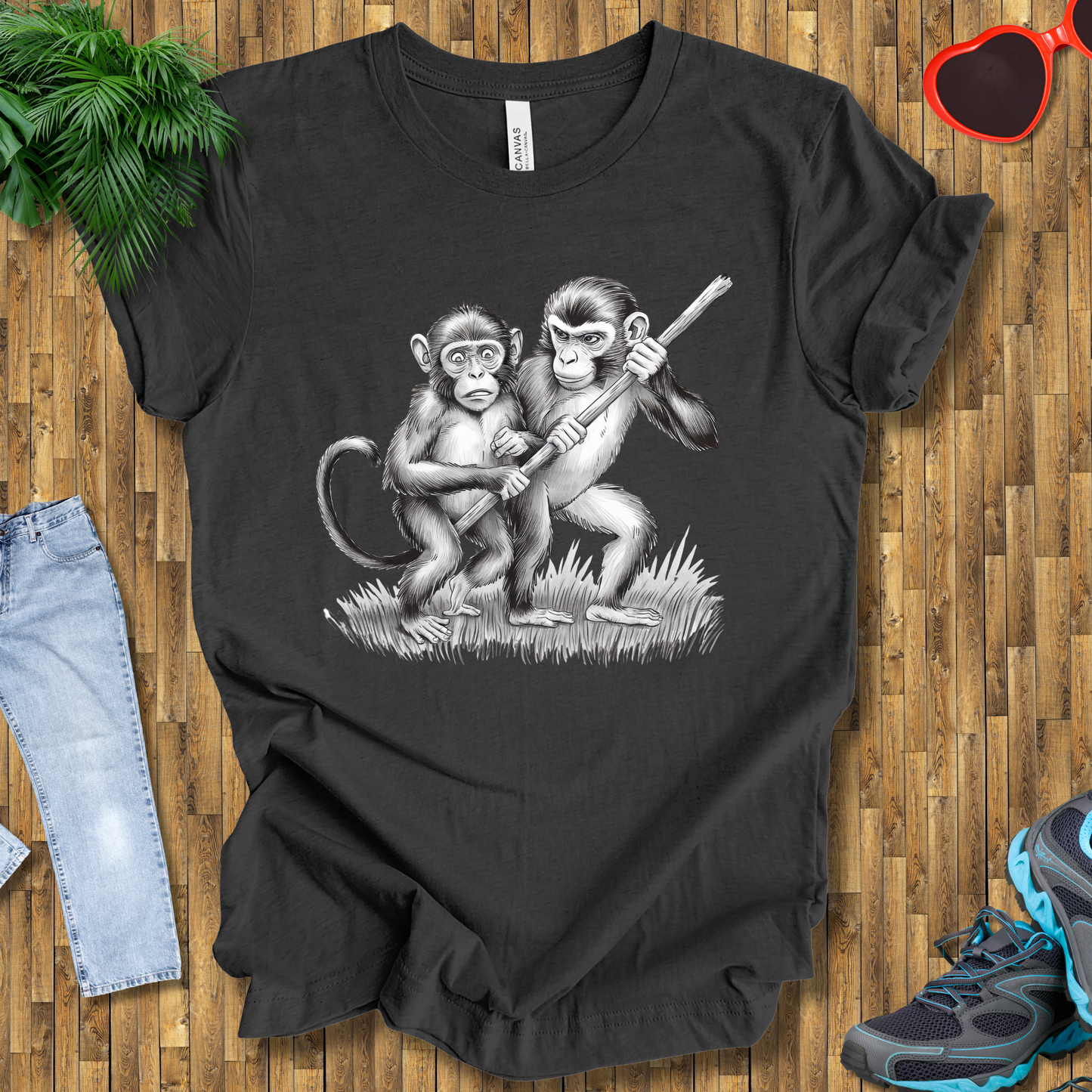 Monkey fights T-Shirt