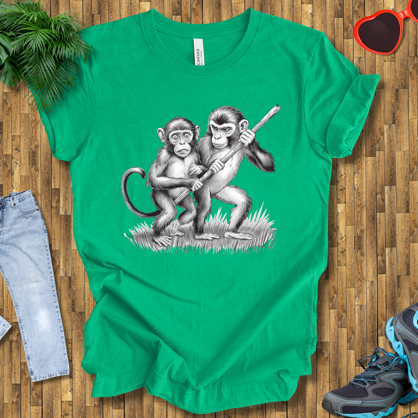 Monkey fights T-Shirt