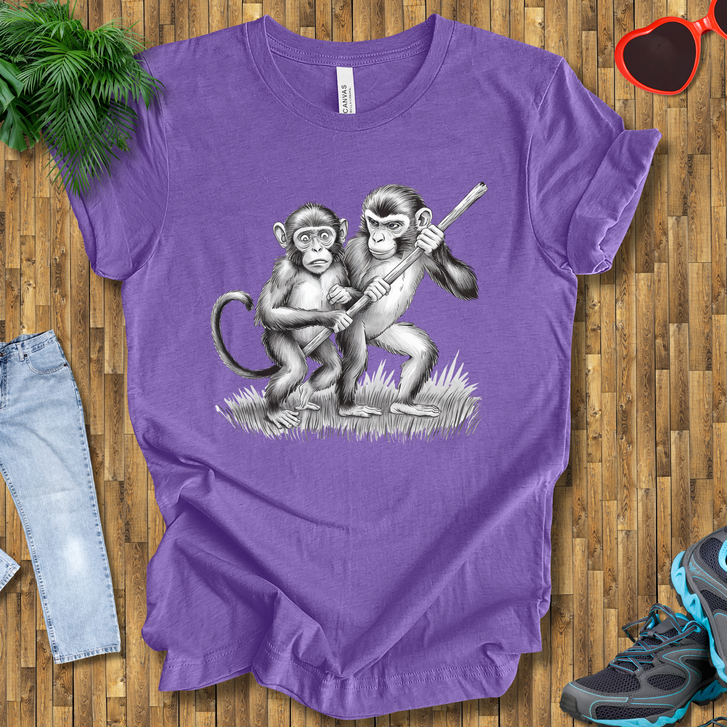 Monkey fights T-Shirt