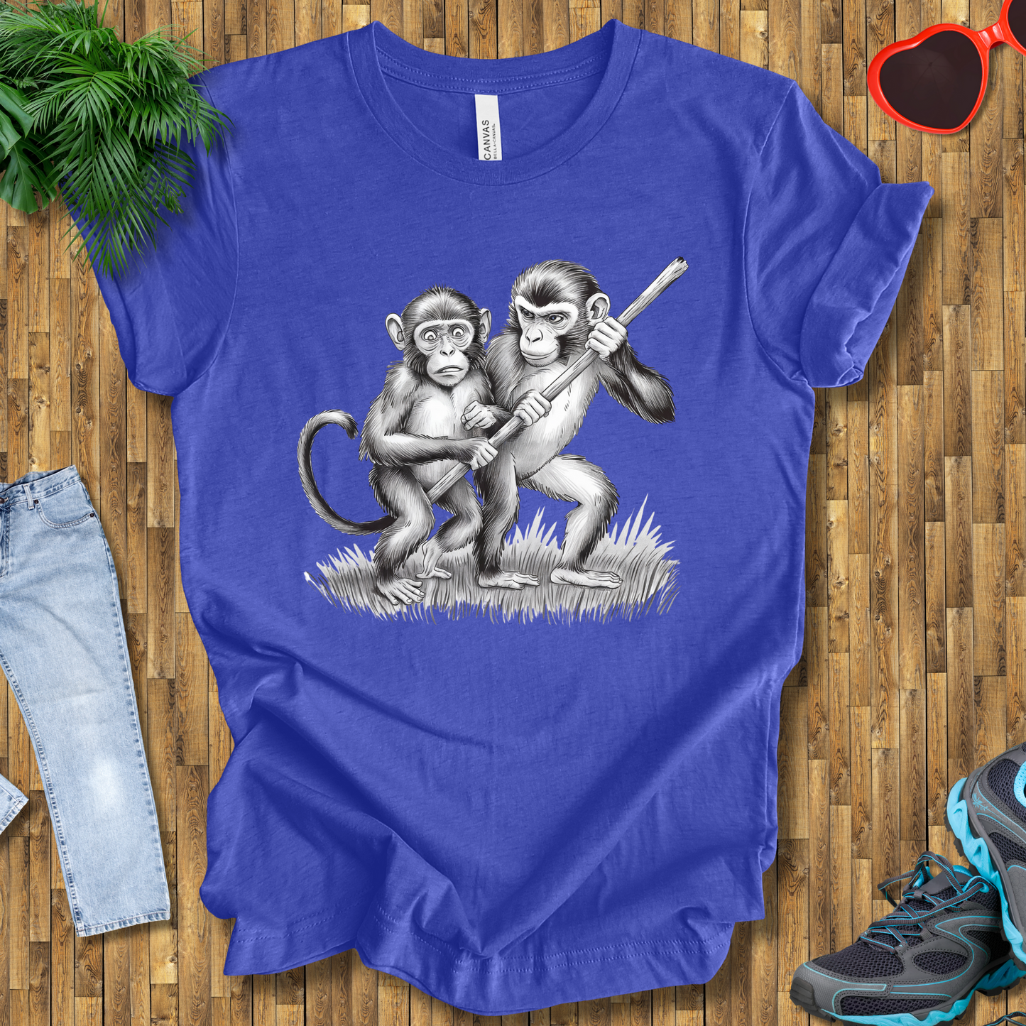 Monkey fights T-Shirt