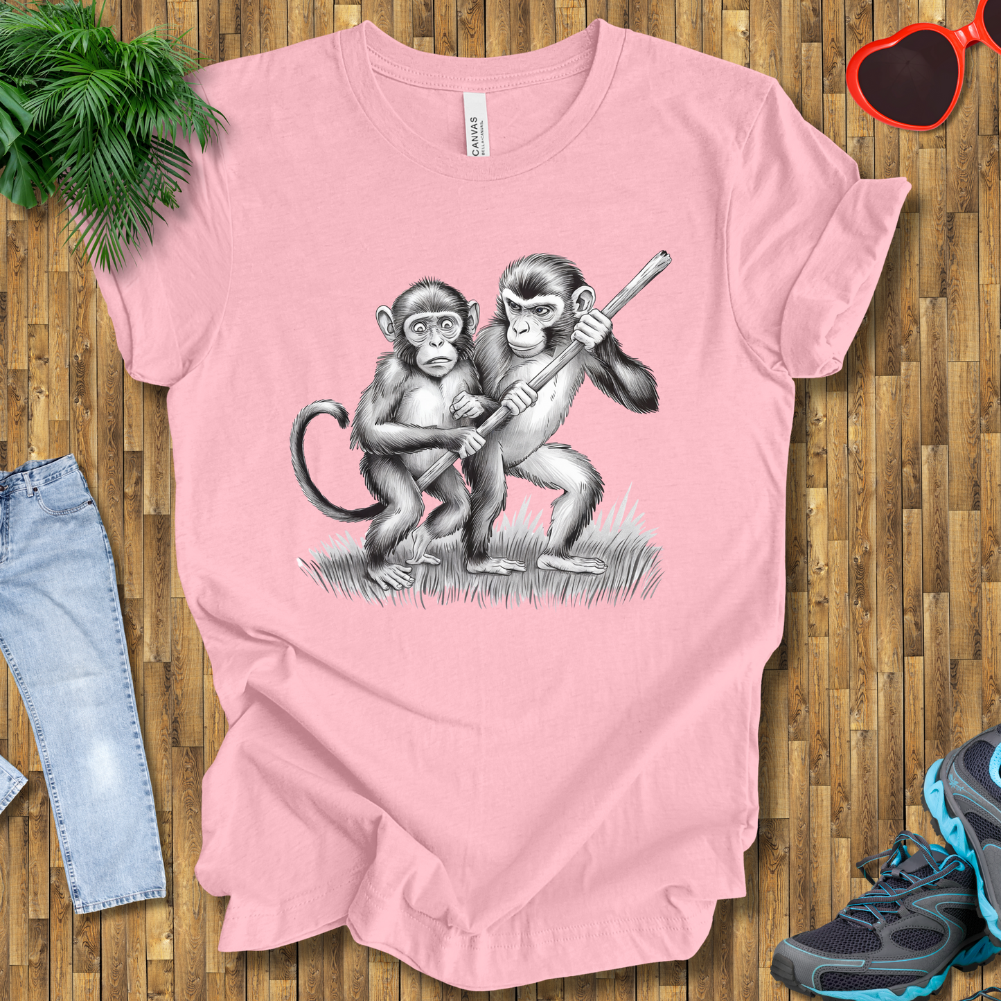 Monkey fights T-Shirt