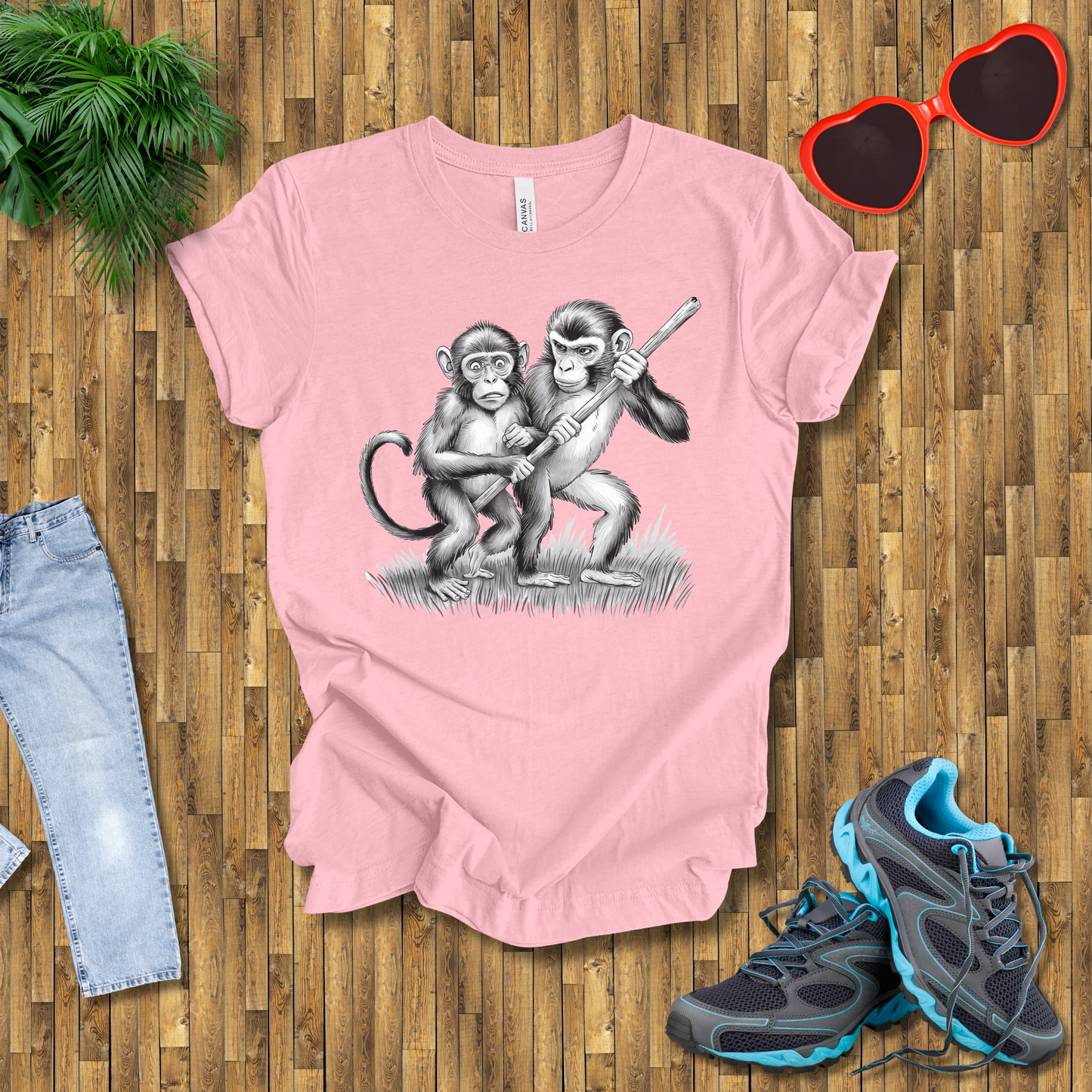 Monkey fights T-Shirt