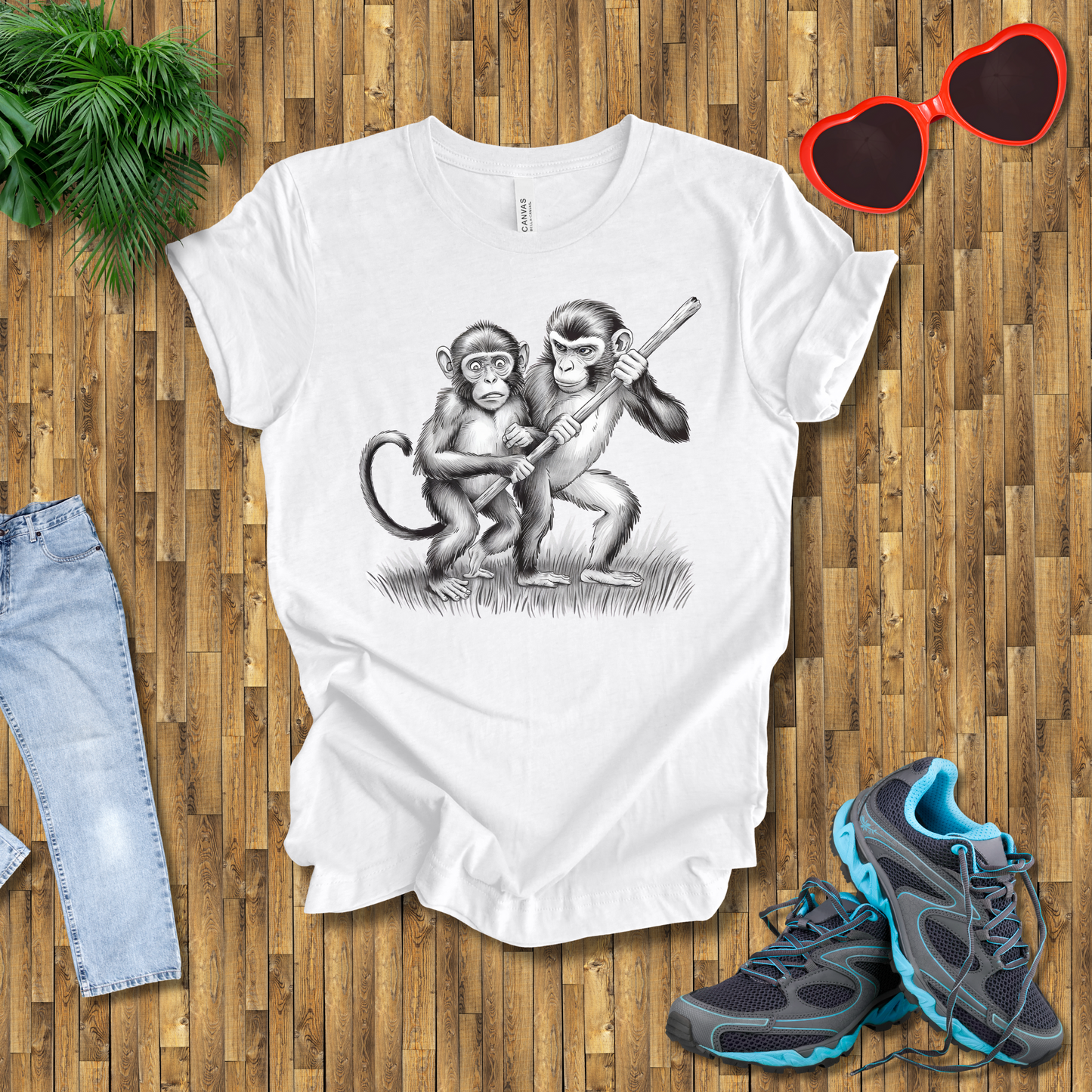 Monkey fights T-Shirt