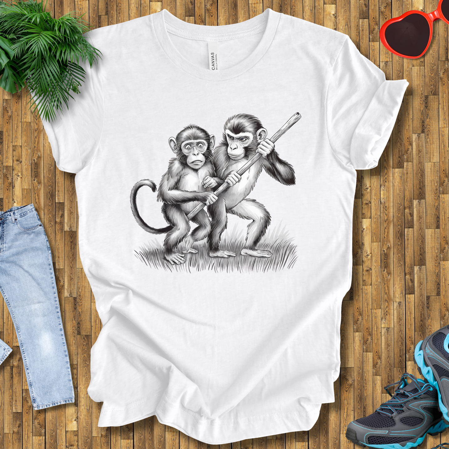 Monkey fights T-Shirt