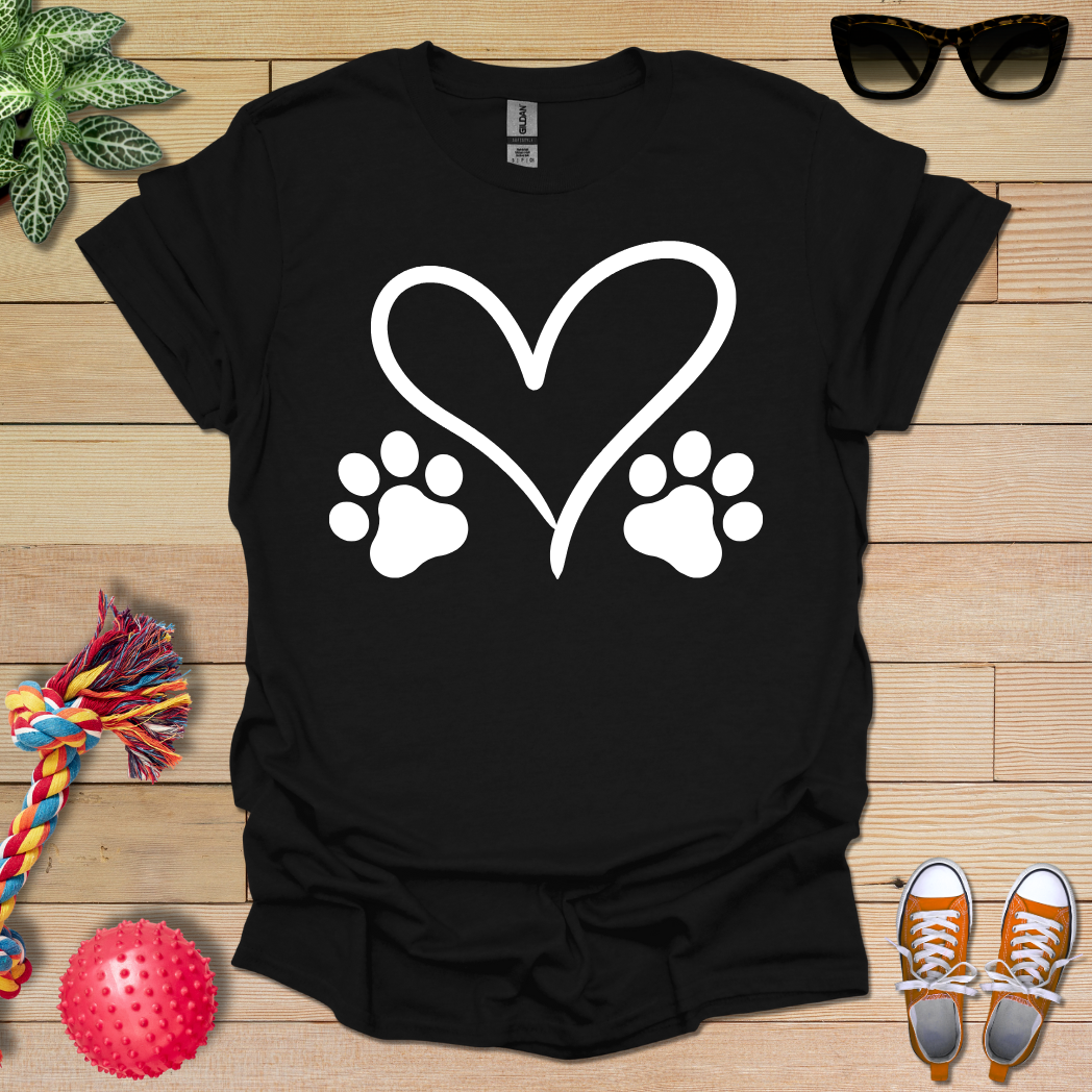 Dog Paw Love T-Shirt