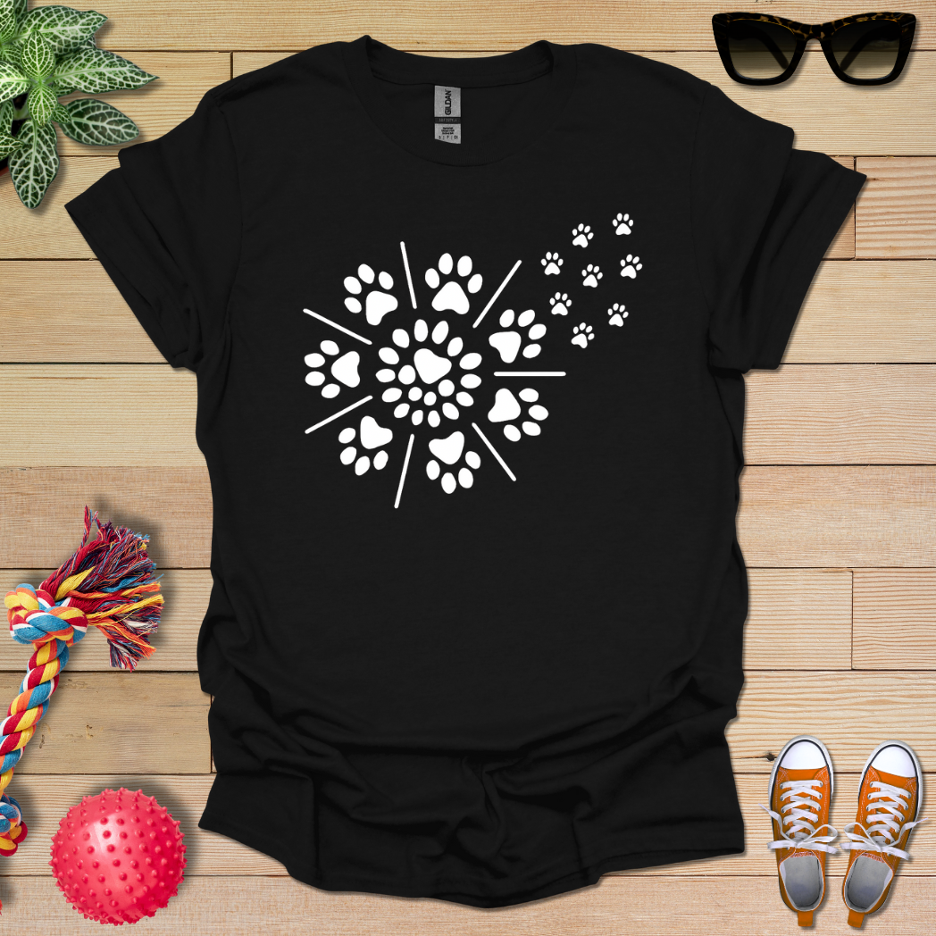 Radiant Paw Burst T-Shirt