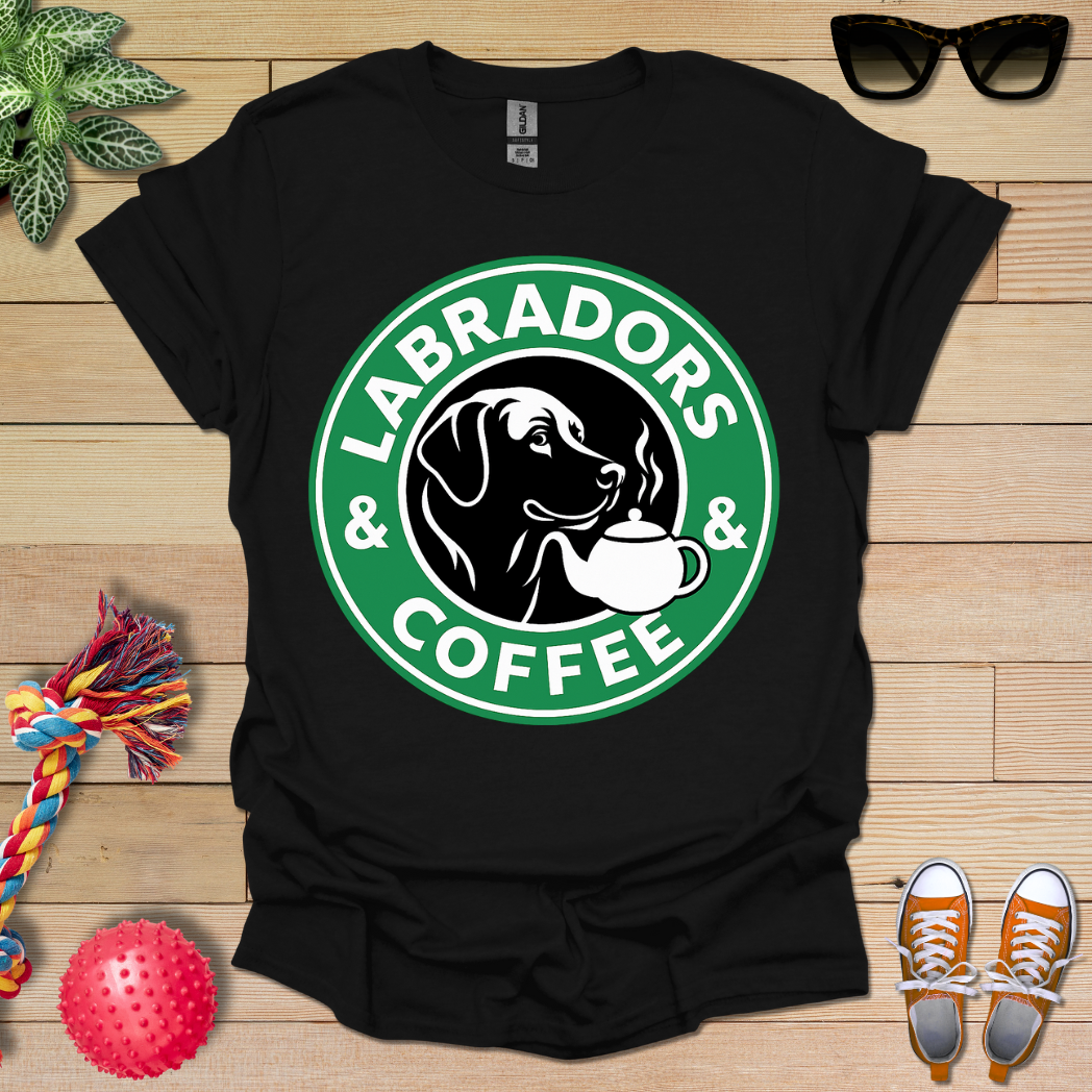 Coffee with a Labrador T-Shirt