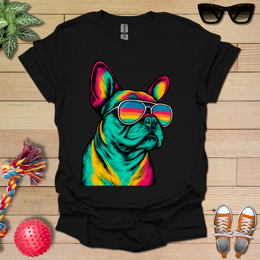 Sunglasses for a Frenchi T-Shirt