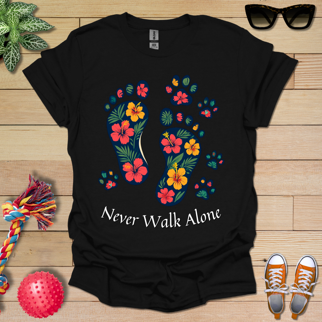 Never Alone Dog T-Shirt