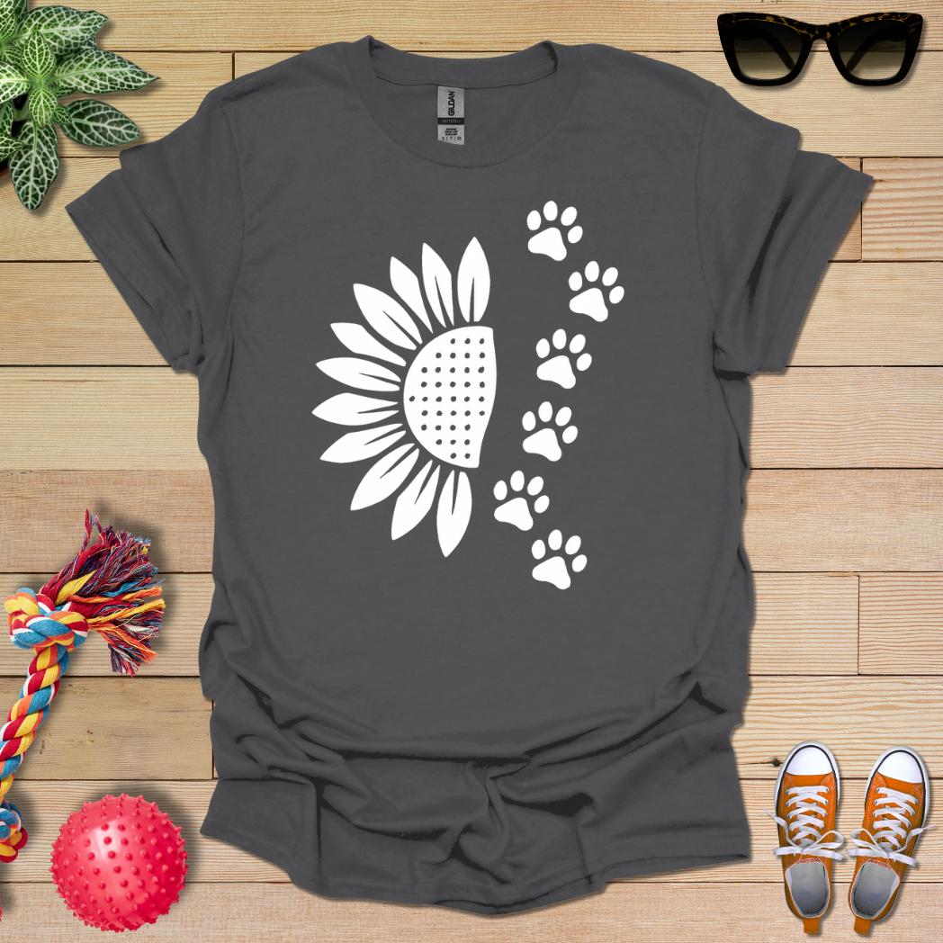 Sunflower Paw Prints T-Shirt